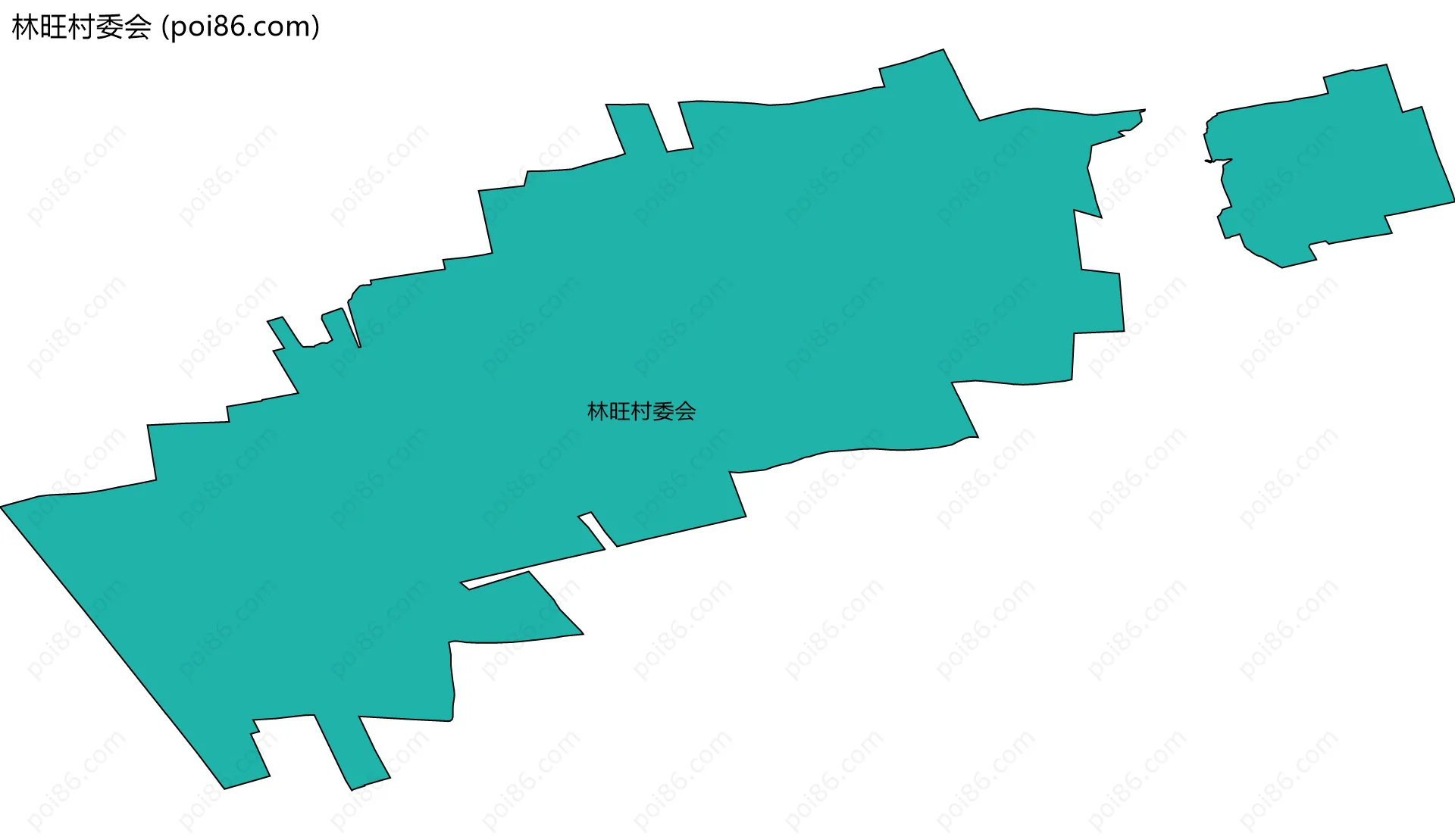 林旺村委会边界地图