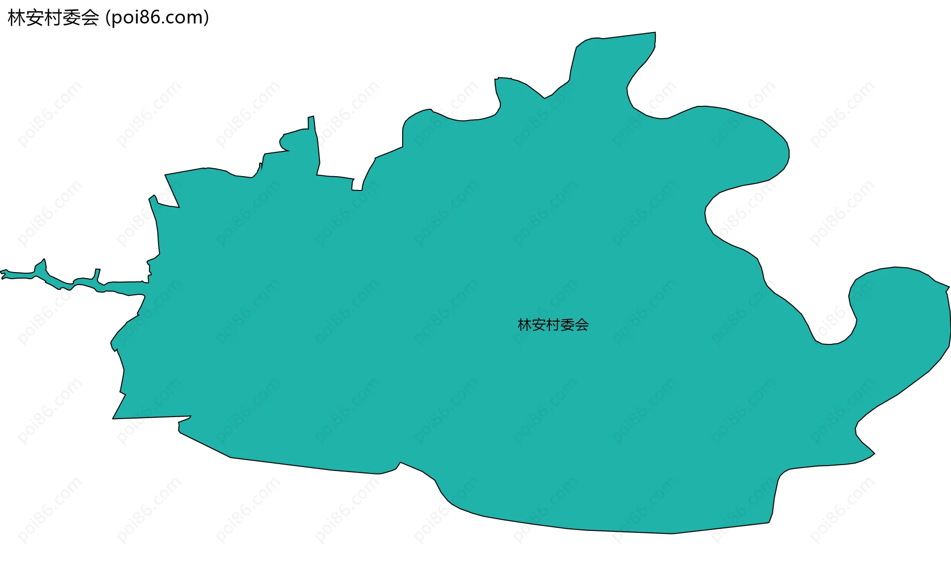 林安村委会边界地图