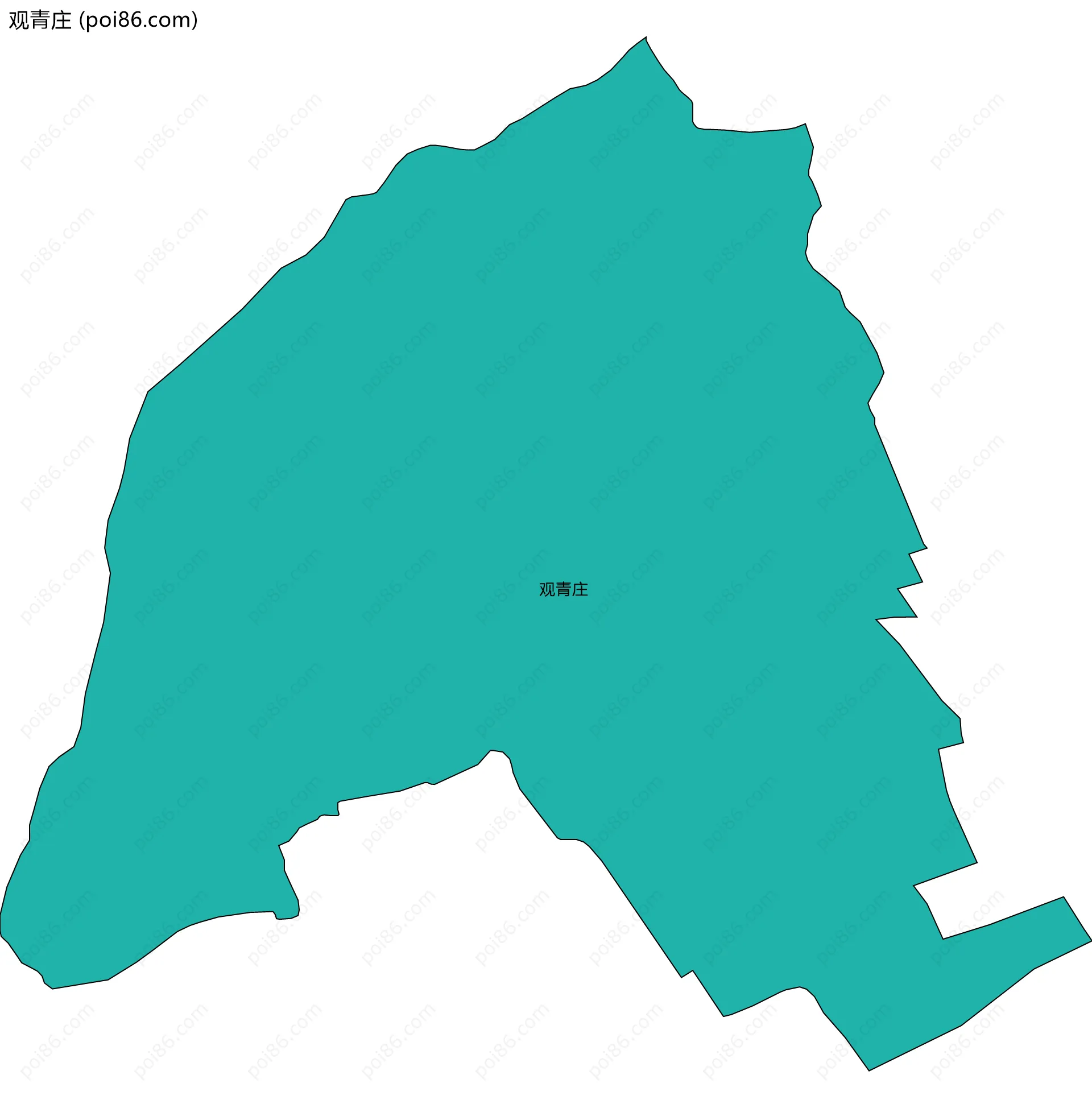 观青庄边界地图