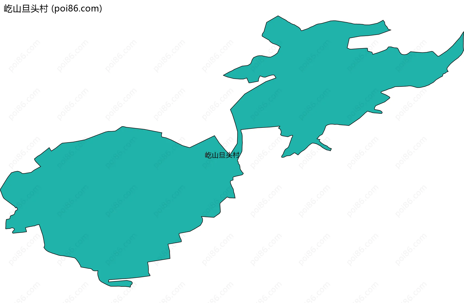 屹山旦头村边界地图