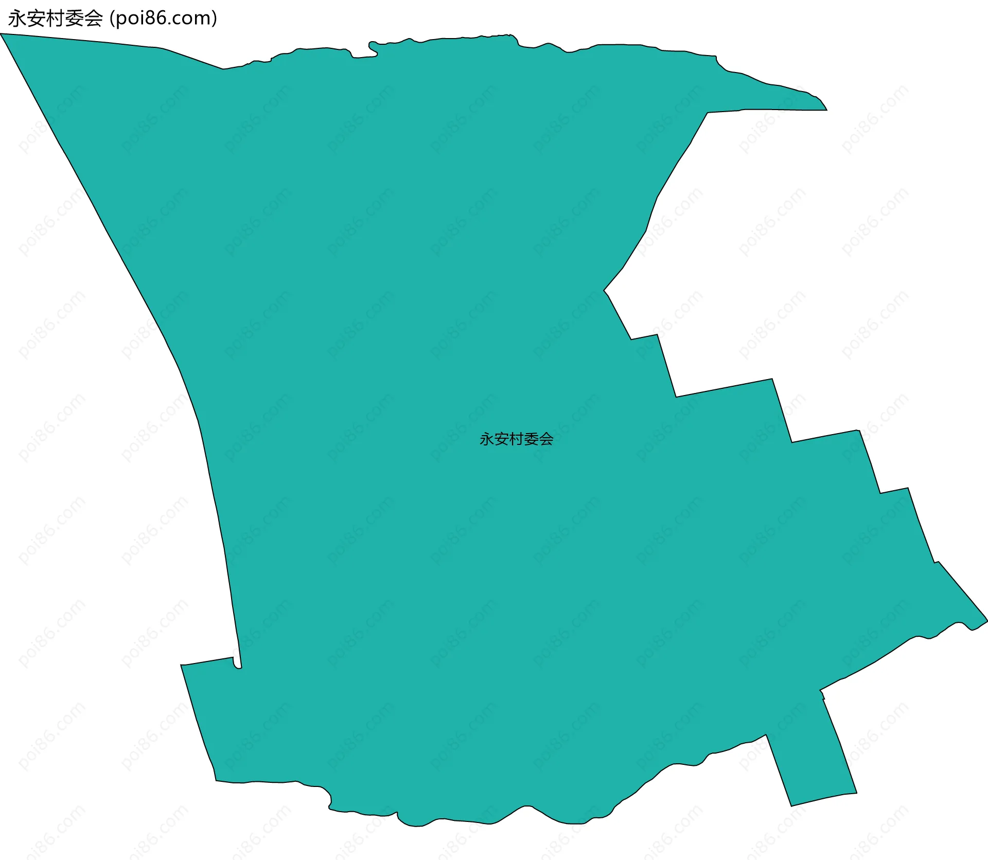 永安村委会边界地图