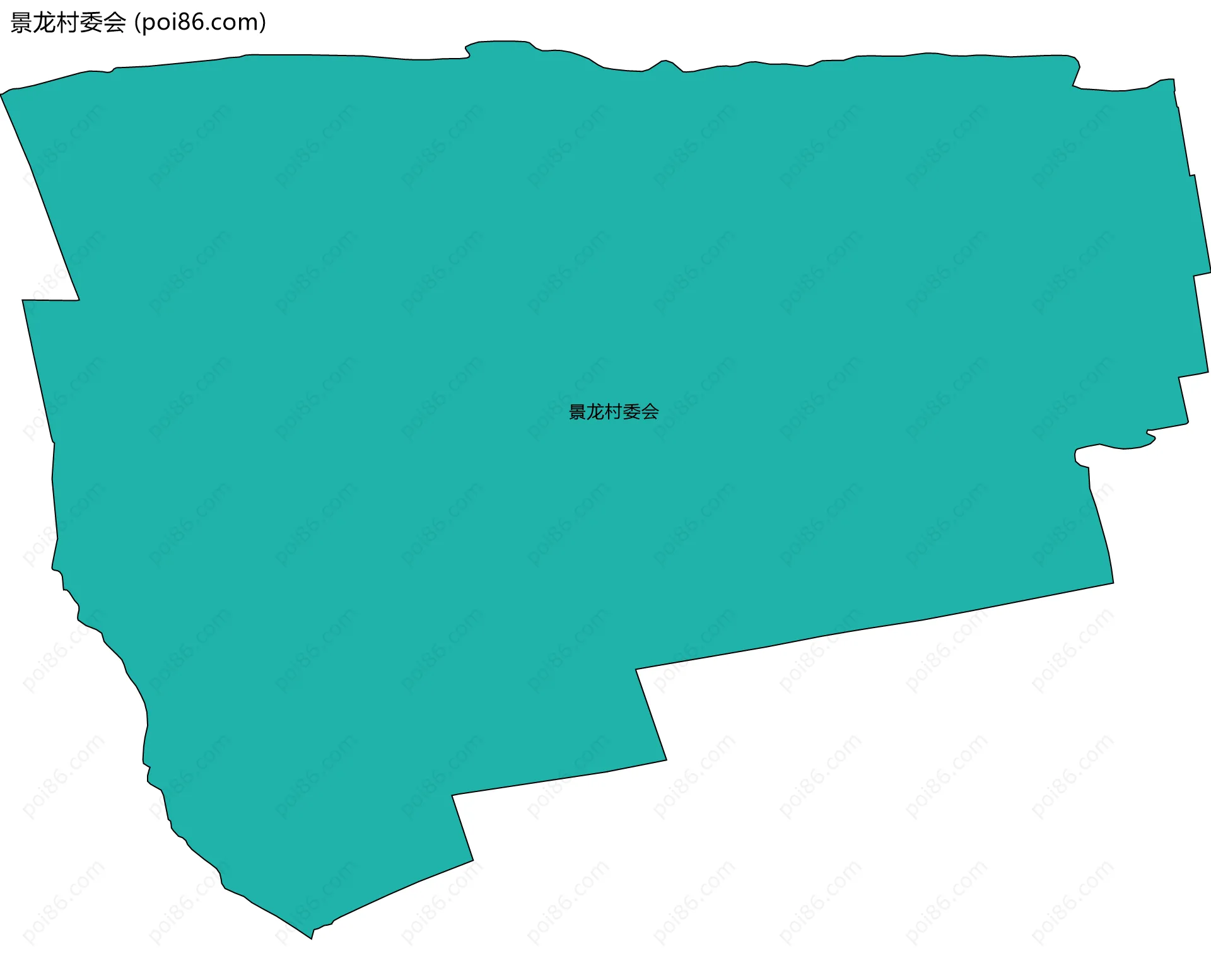 景龙村委会边界地图