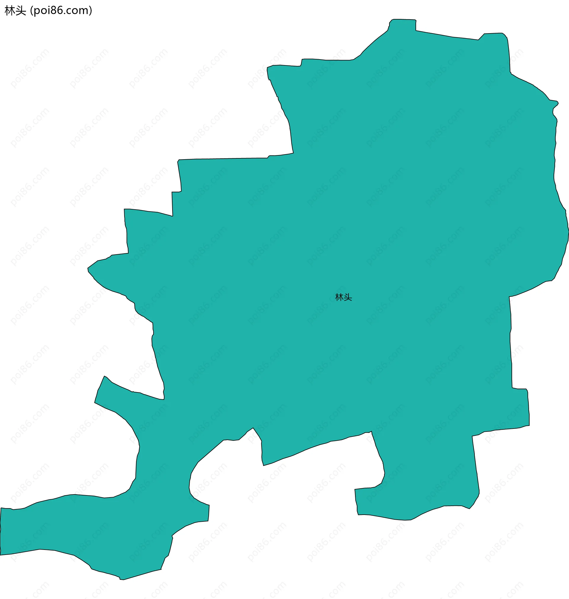 林头边界地图