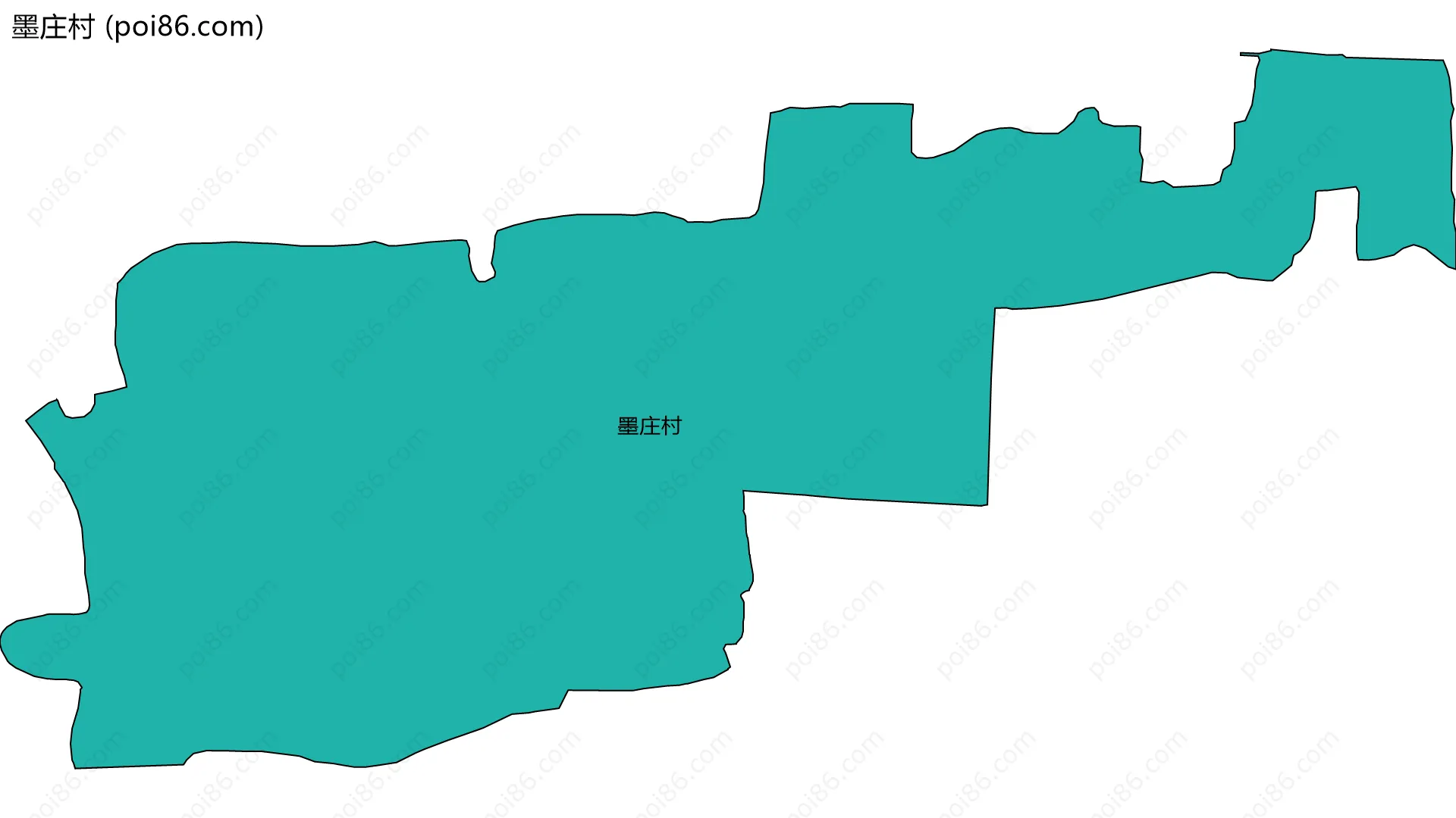 墨庄村边界地图