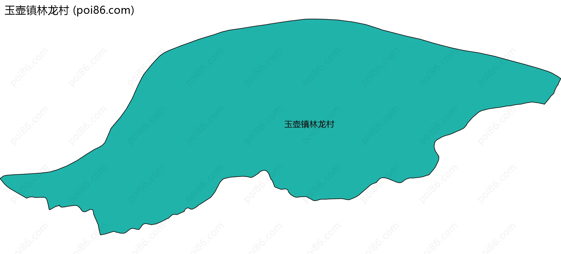玉壶镇林龙村边界地图