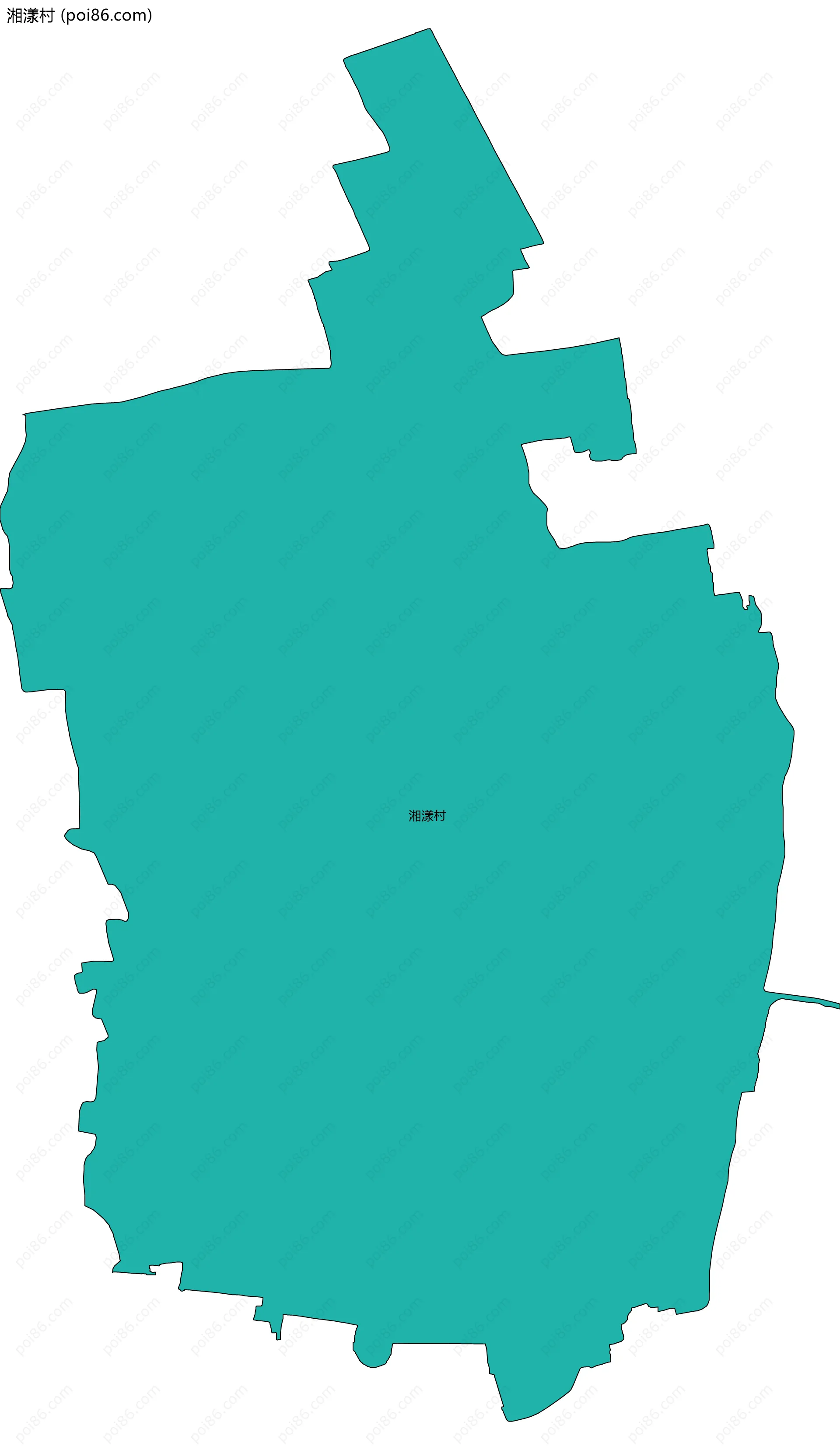 湘漾村边界地图