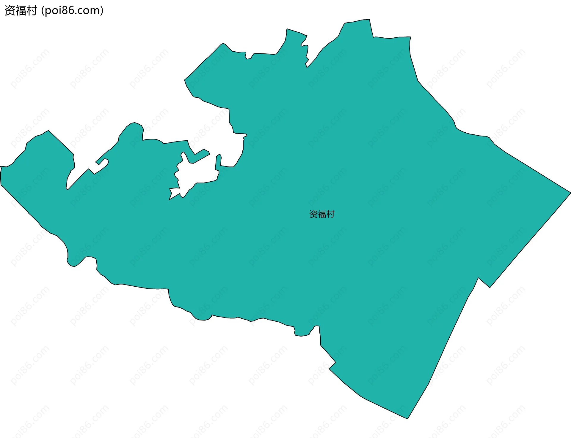 资福村边界地图