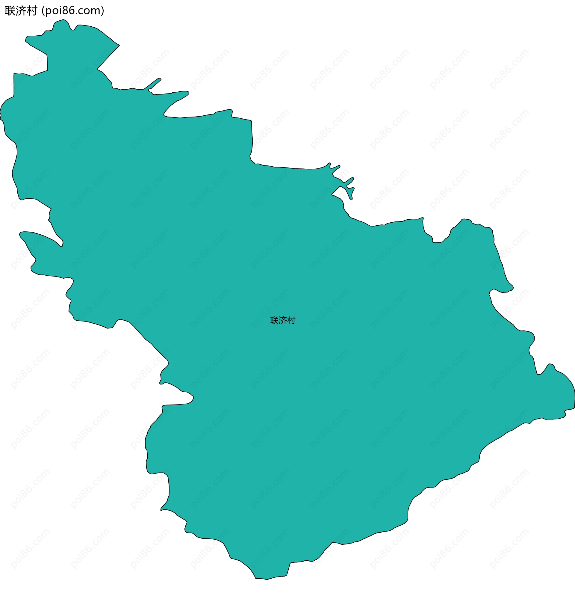 联济村边界地图