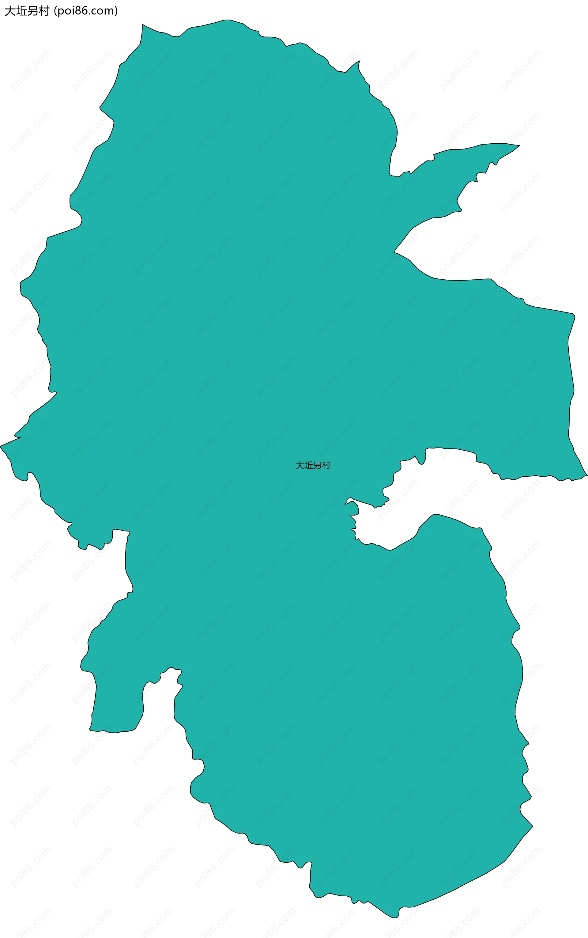 大坵另村边界地图