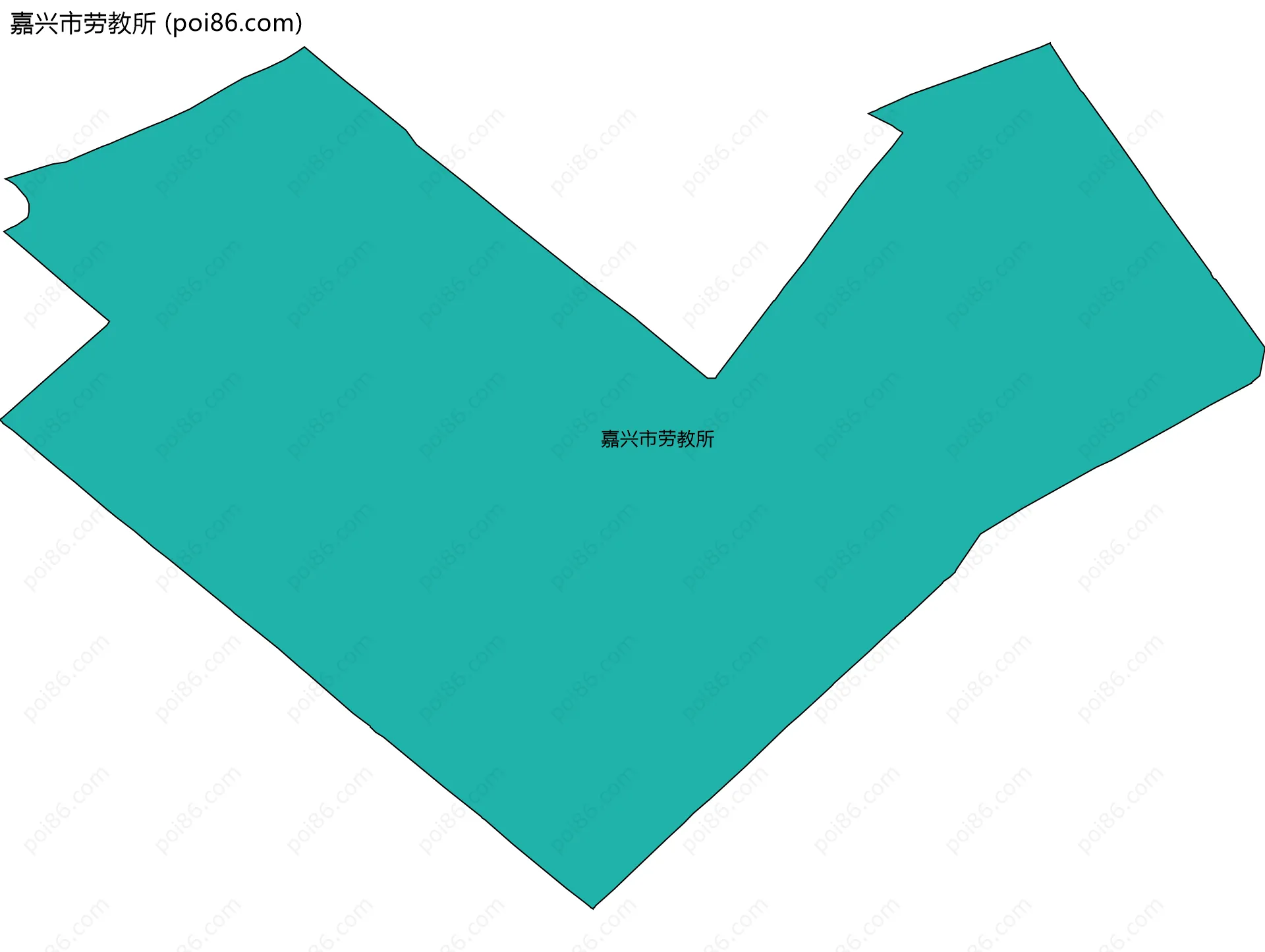 嘉兴市劳教所边界地图