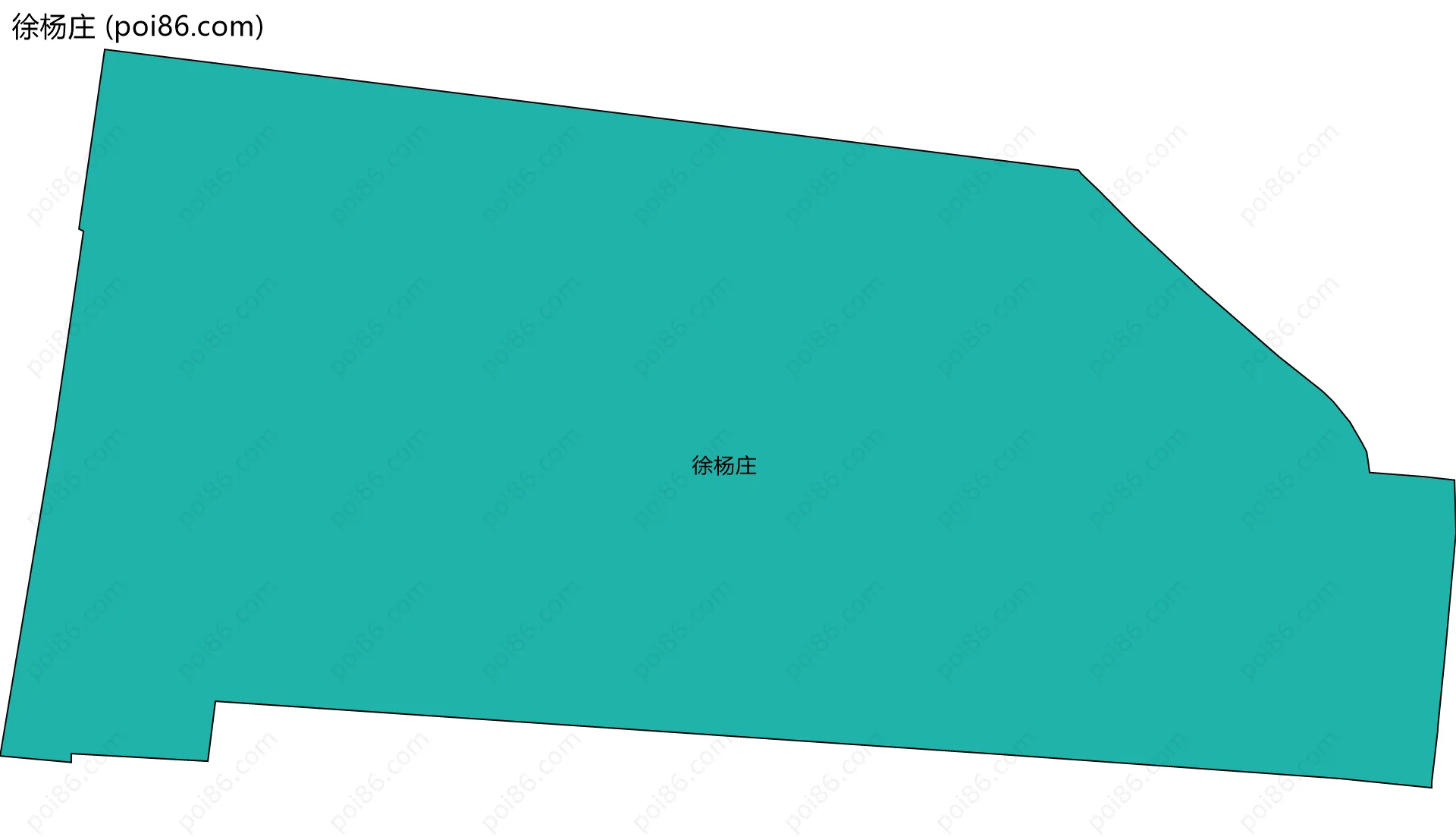 徐杨庄边界地图
