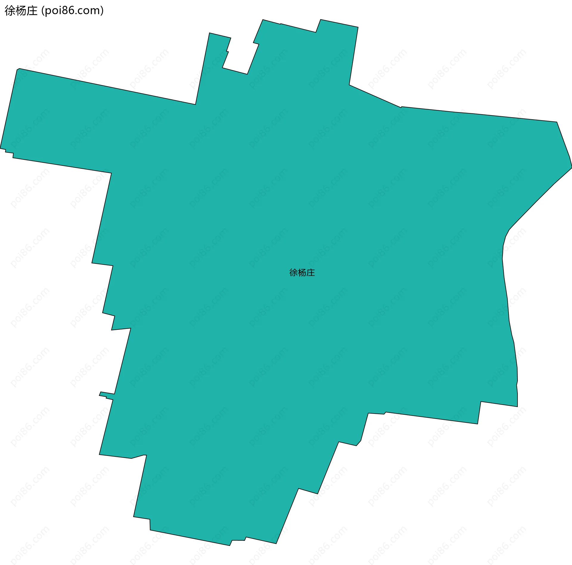 徐杨庄边界地图