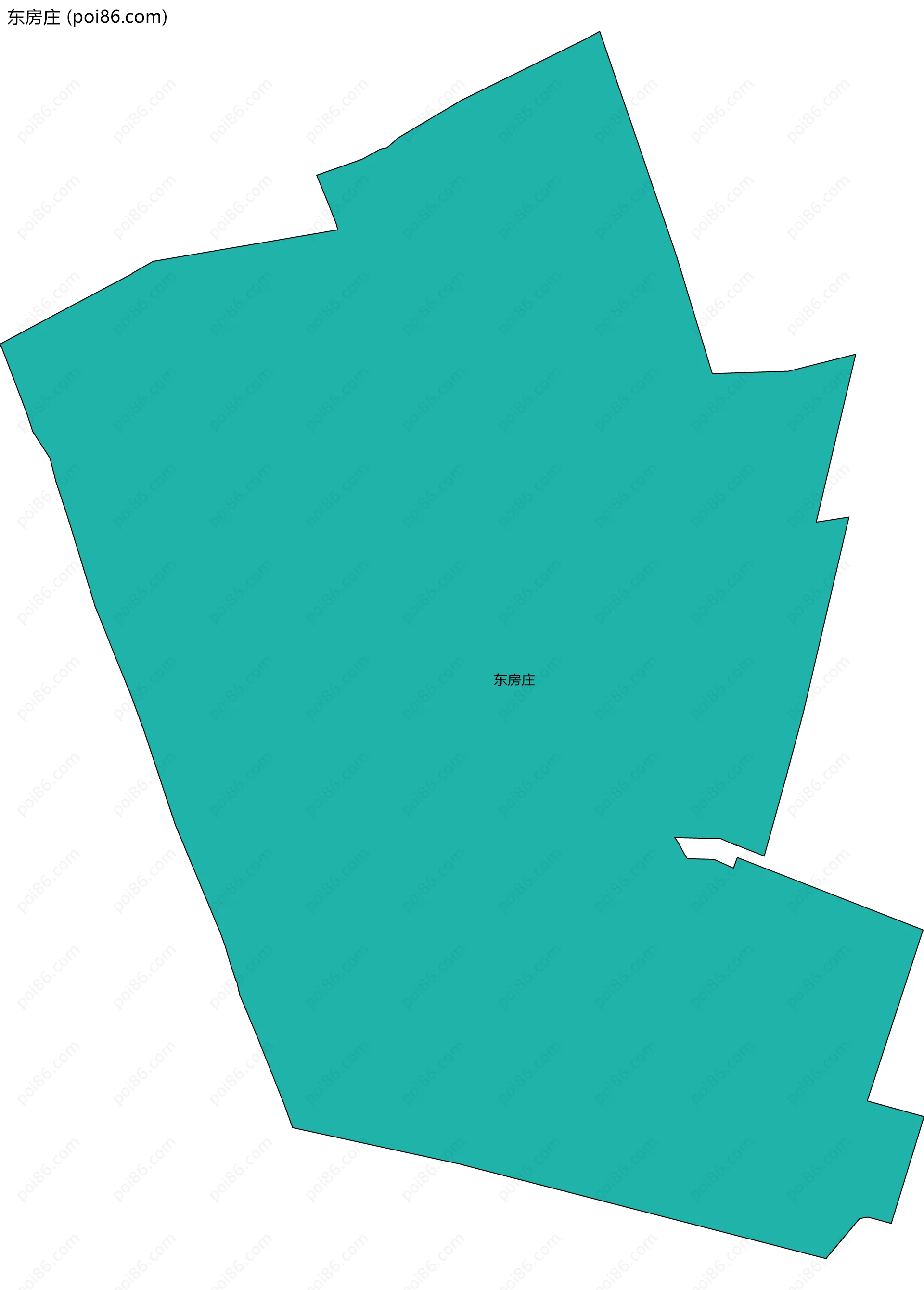 东房庄边界地图