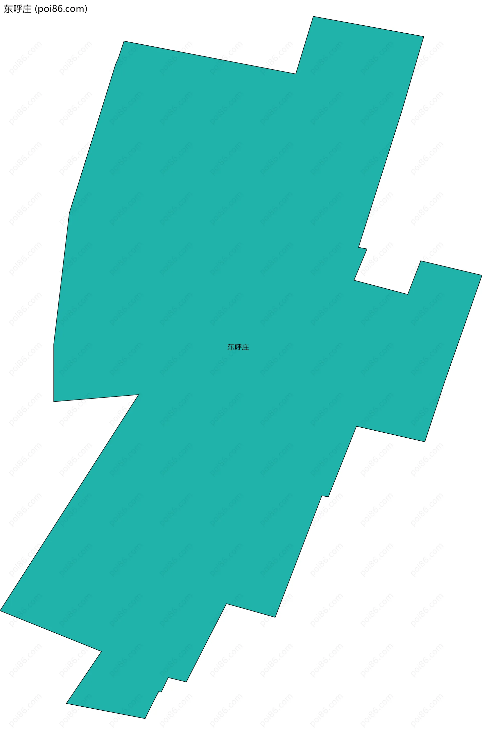 东呼庄边界地图