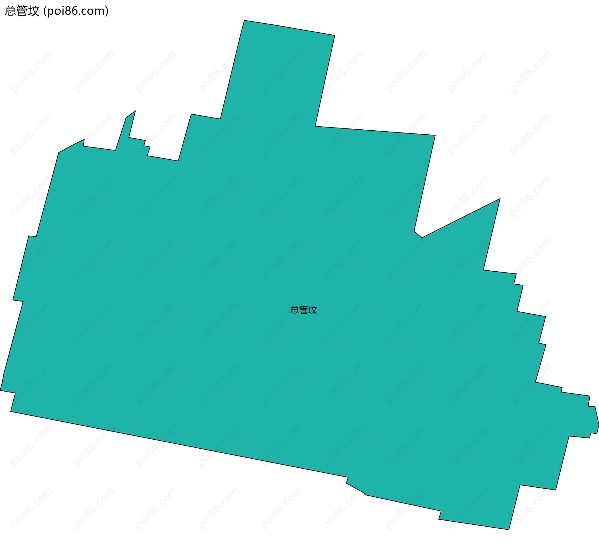 总管坟边界地图