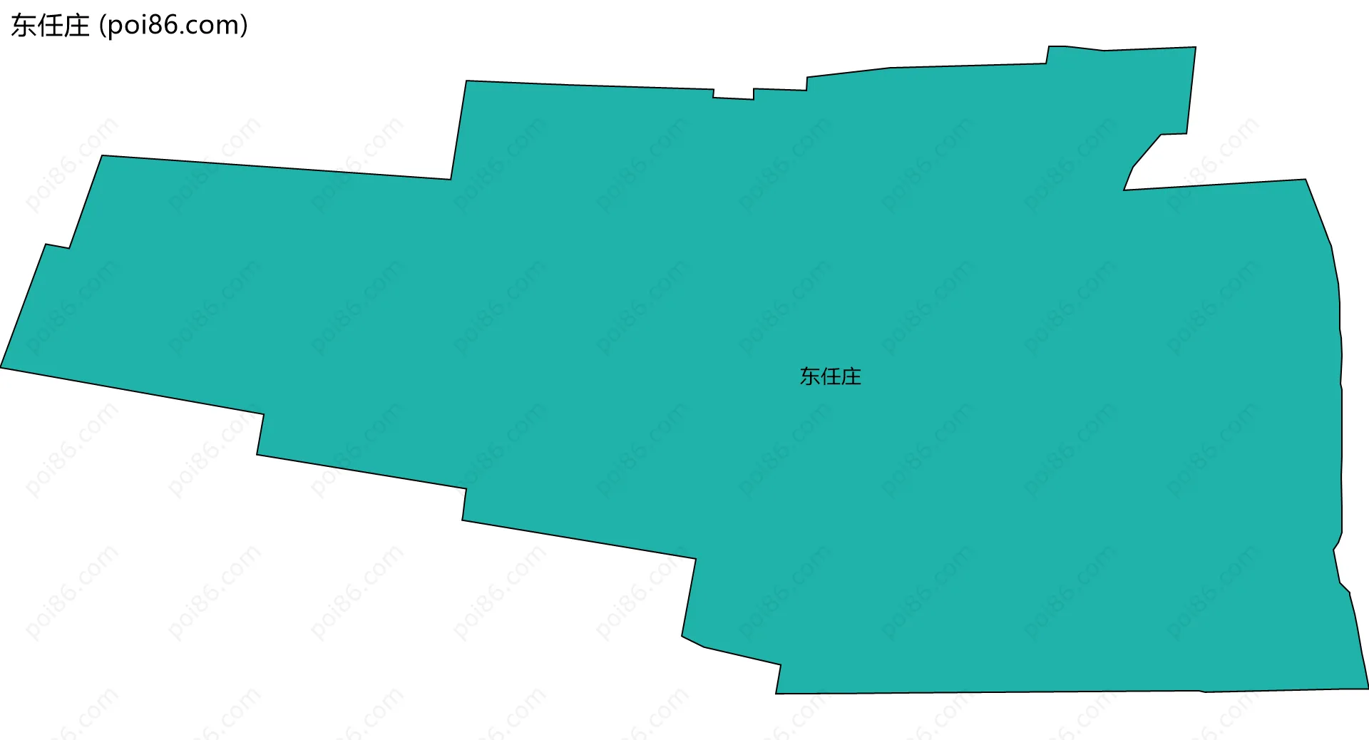 东任庄边界地图