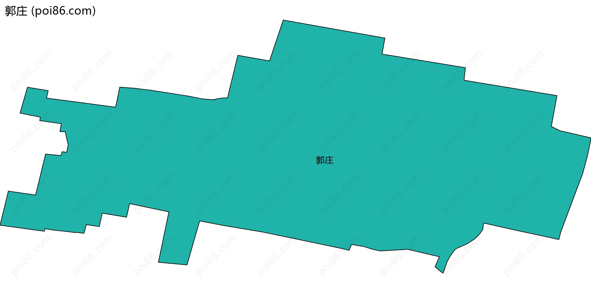 郭庄边界地图