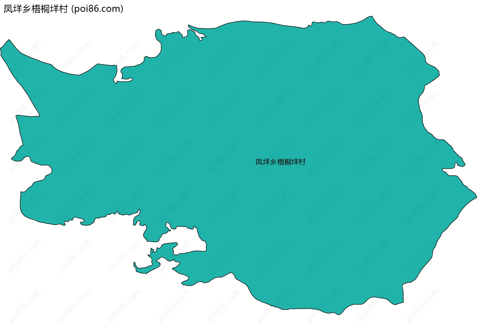 凤垟乡梧桐垟村边界地图