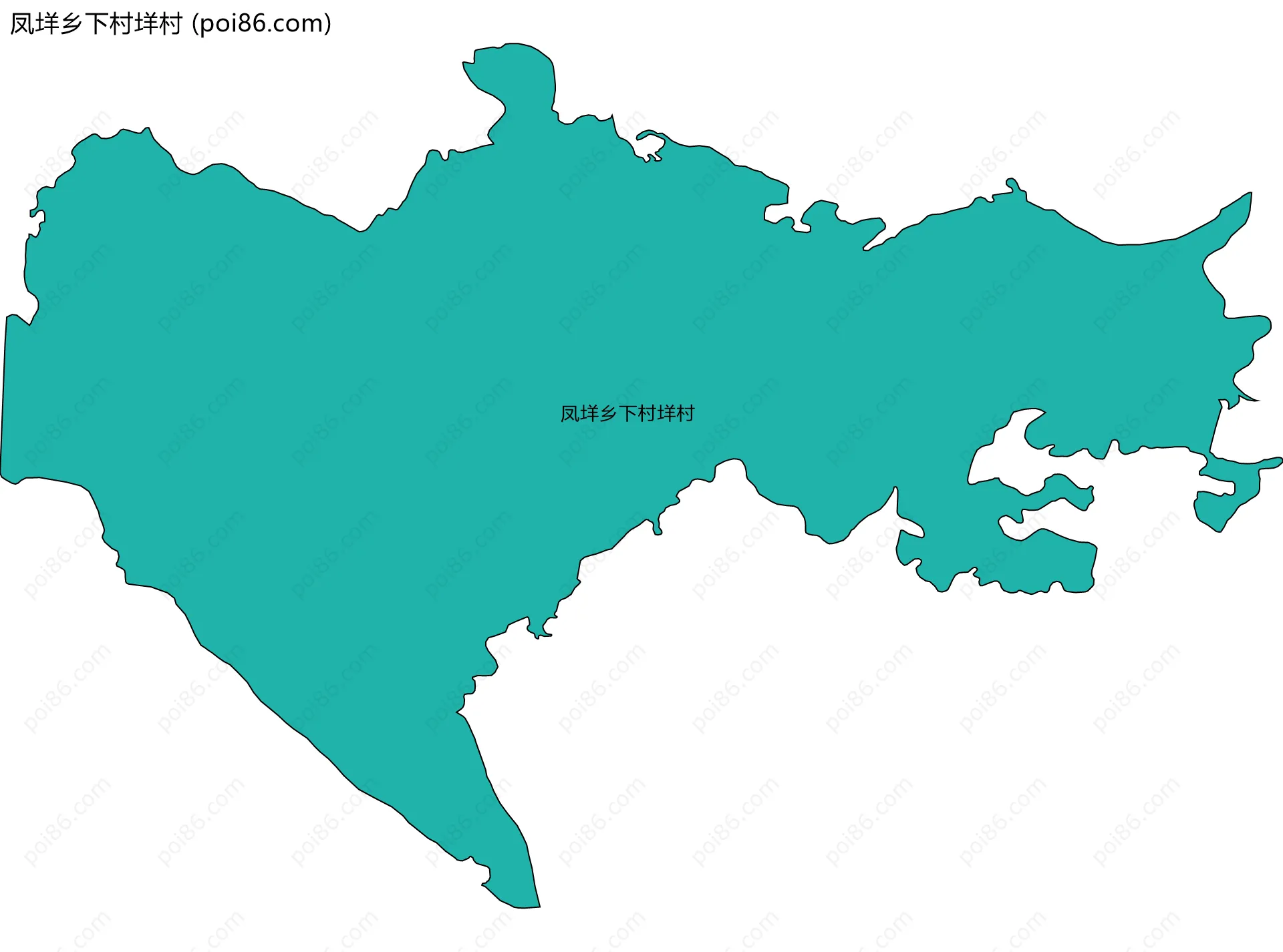 凤垟乡下村垟村边界地图