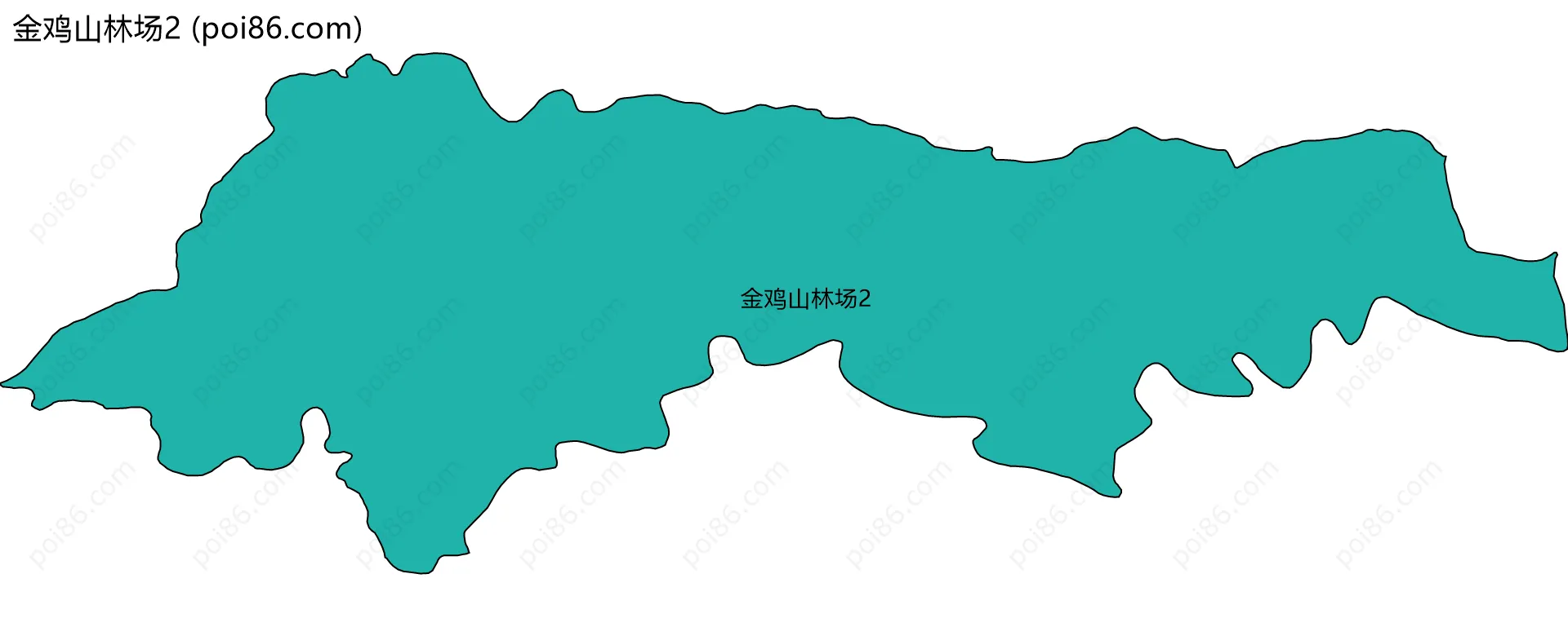金鸡山林场2边界地图
