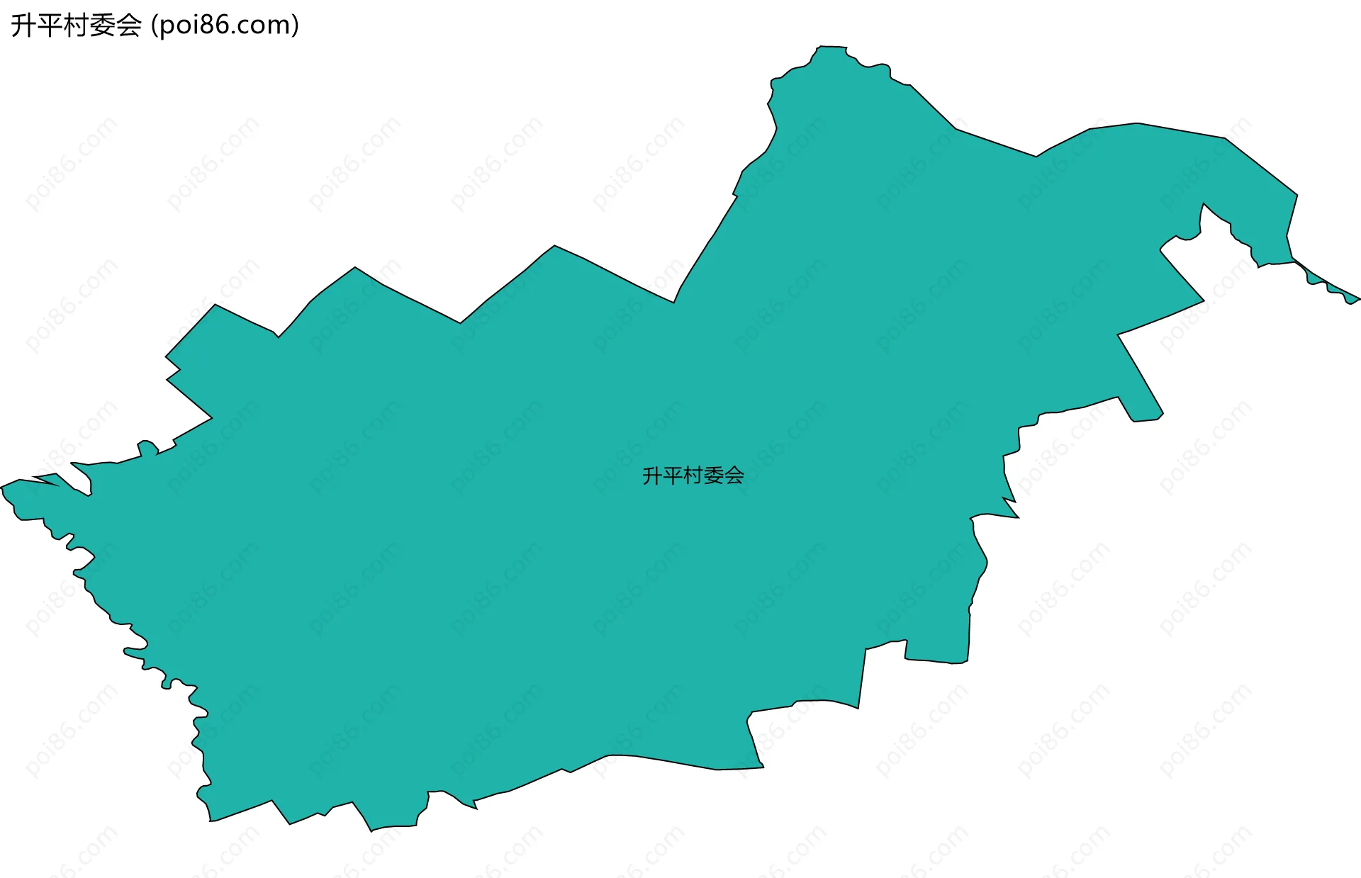 升平村委会边界地图