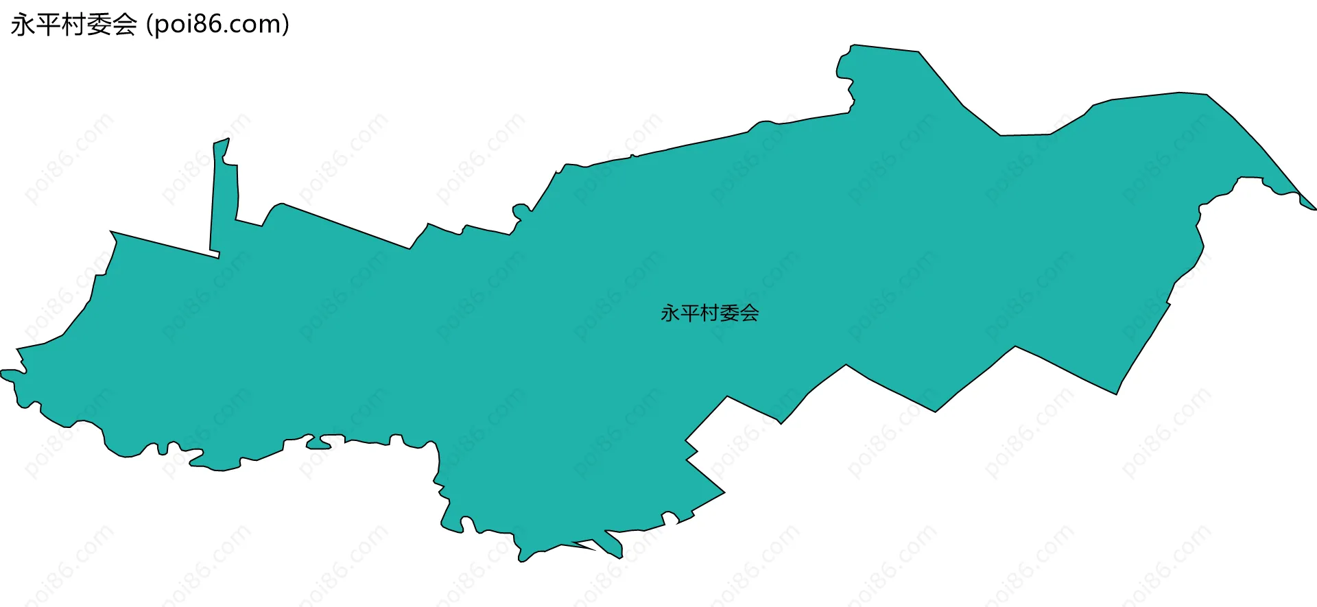 永平村委会边界地图