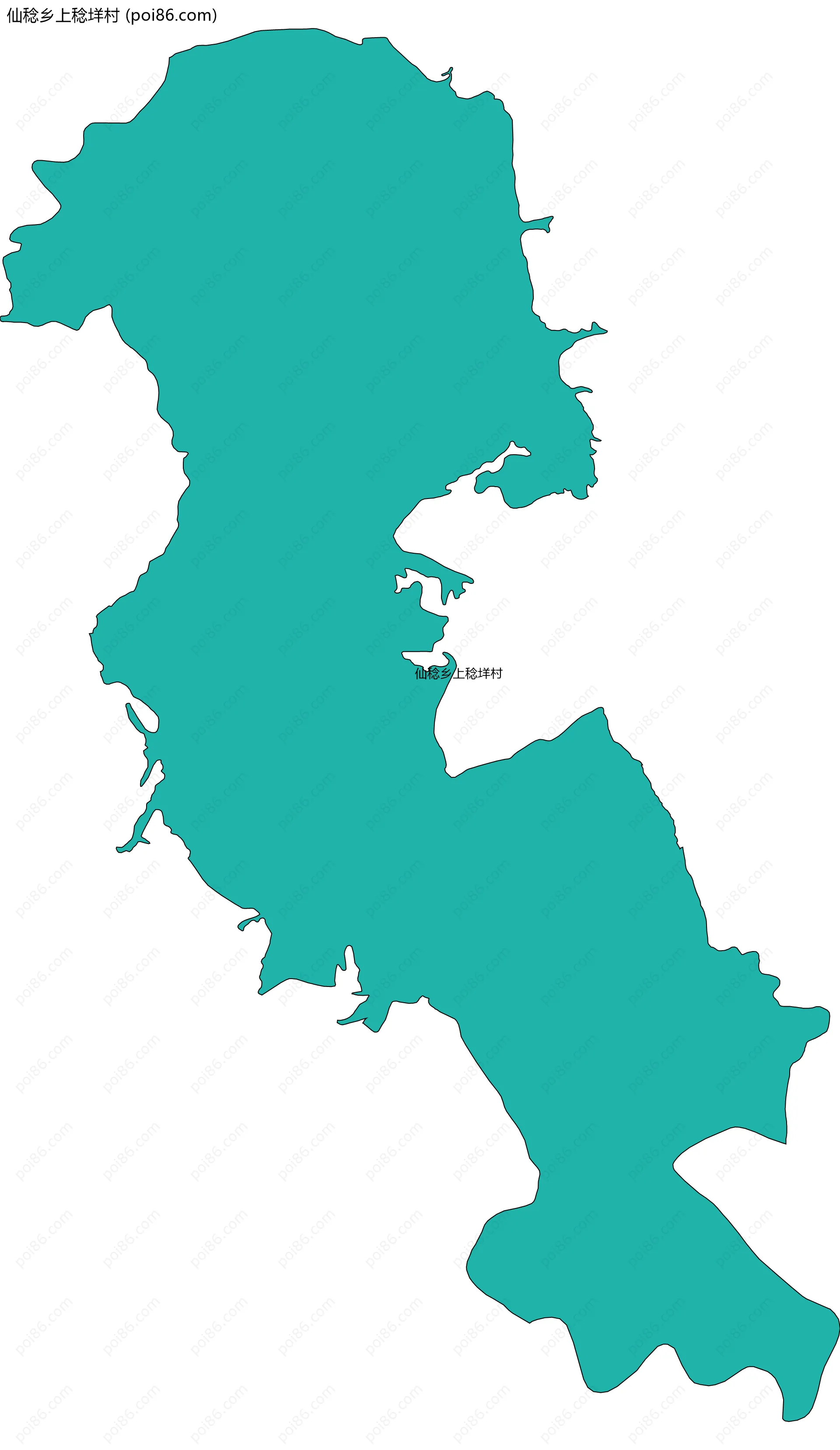 仙稔乡上稔垟村边界地图