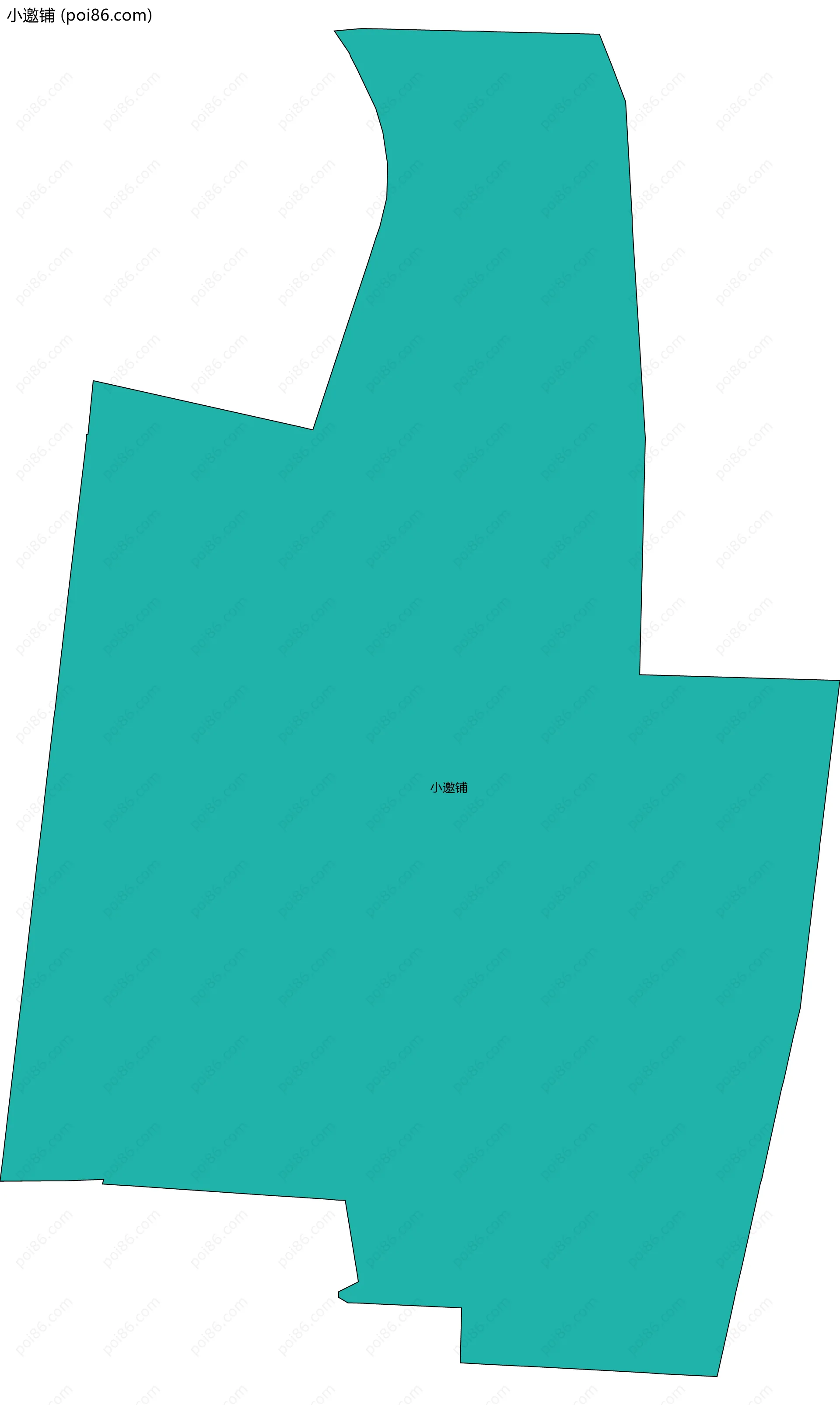 小邀铺边界地图