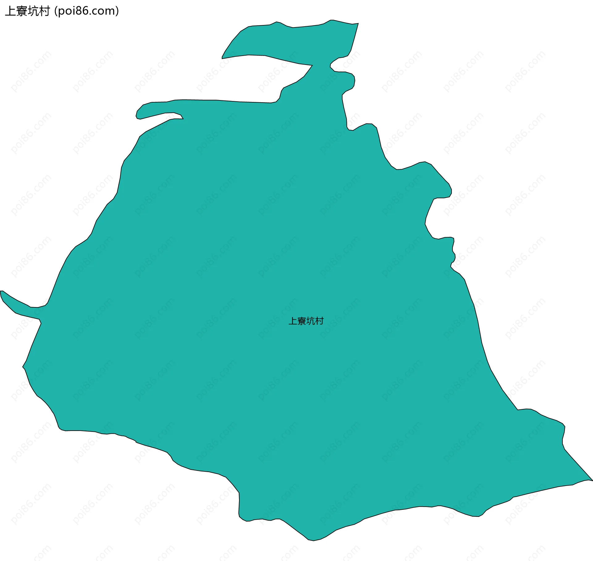 上寮坑村边界地图