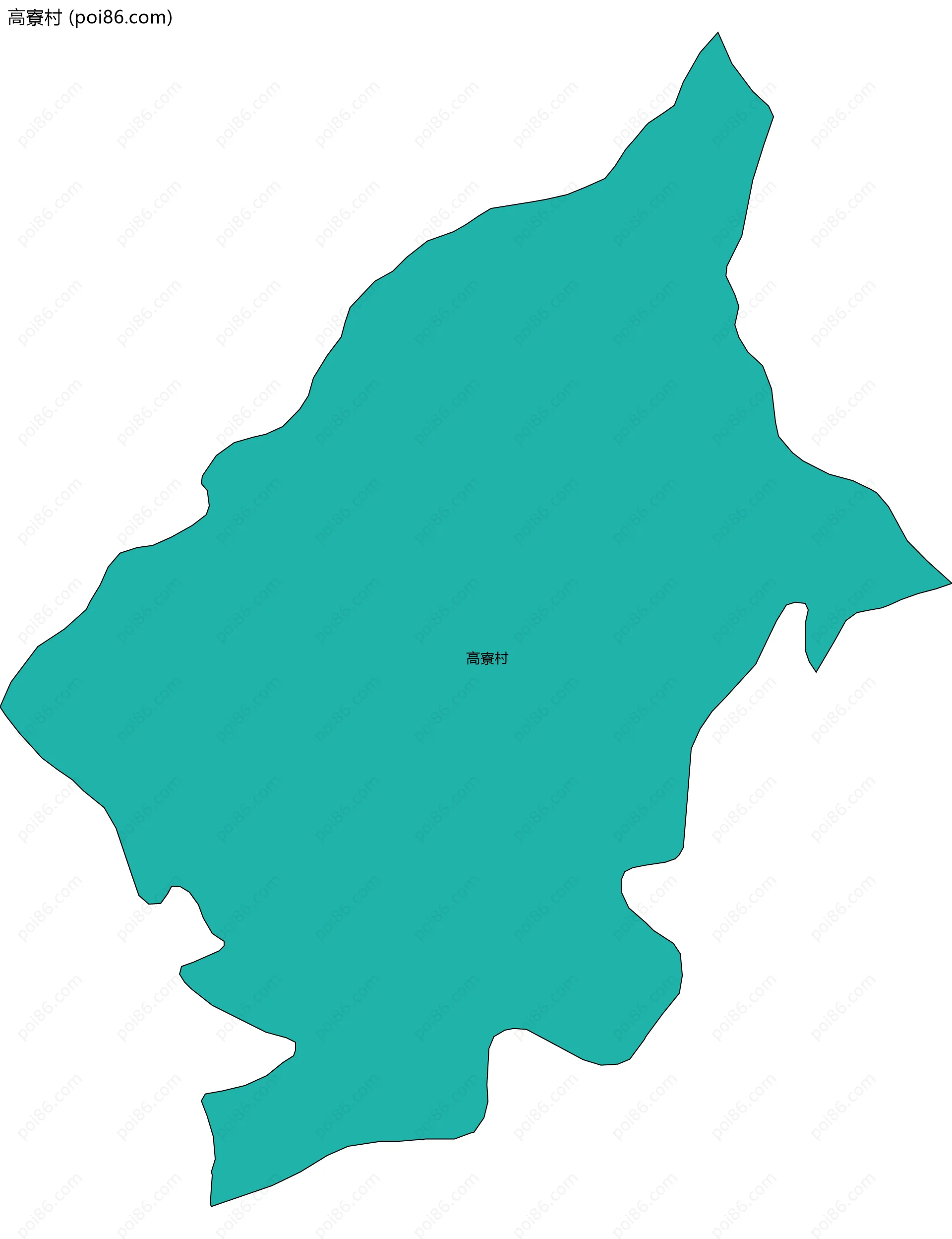 高寮村边界地图