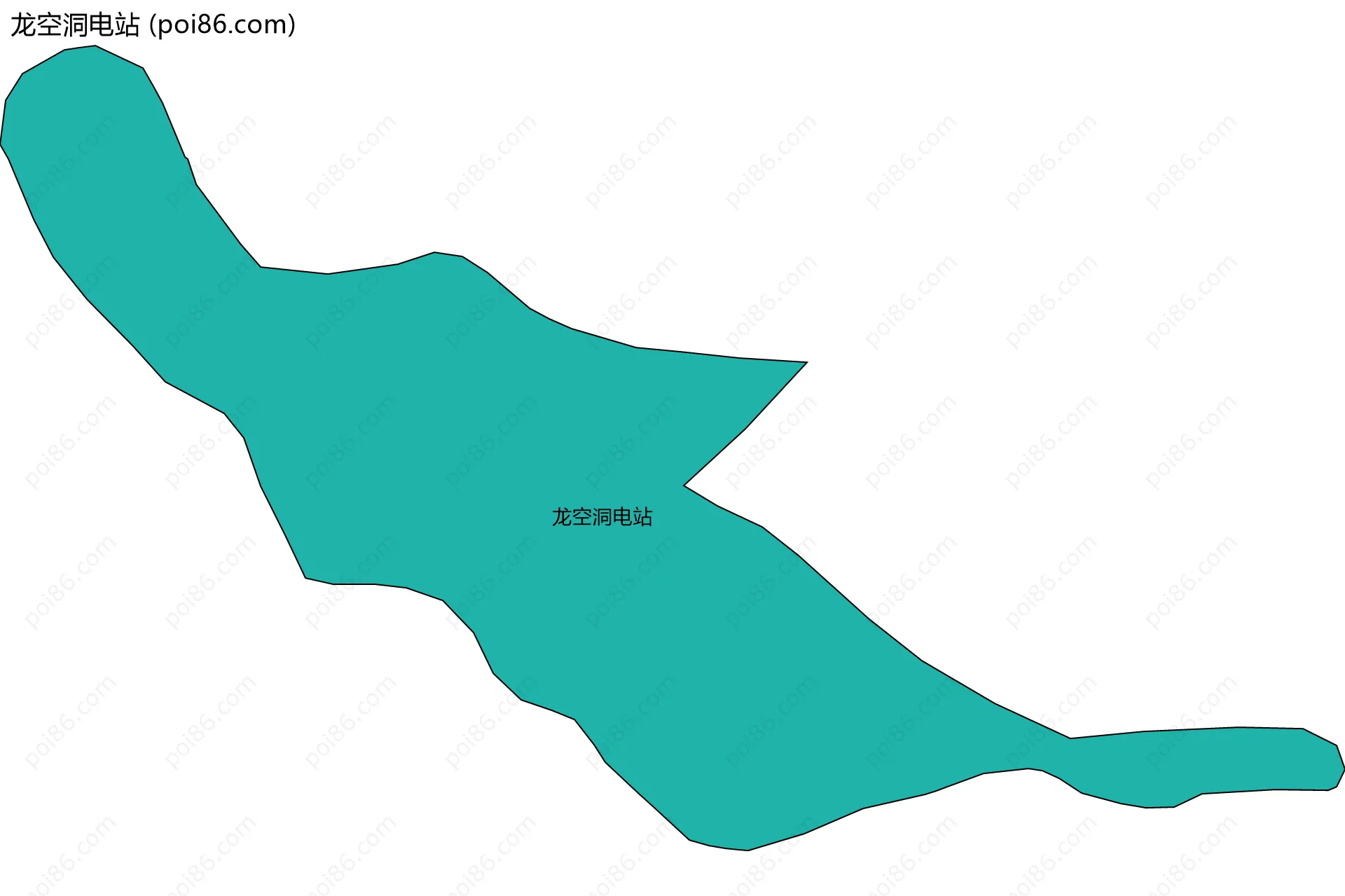 龙空洞电站边界地图