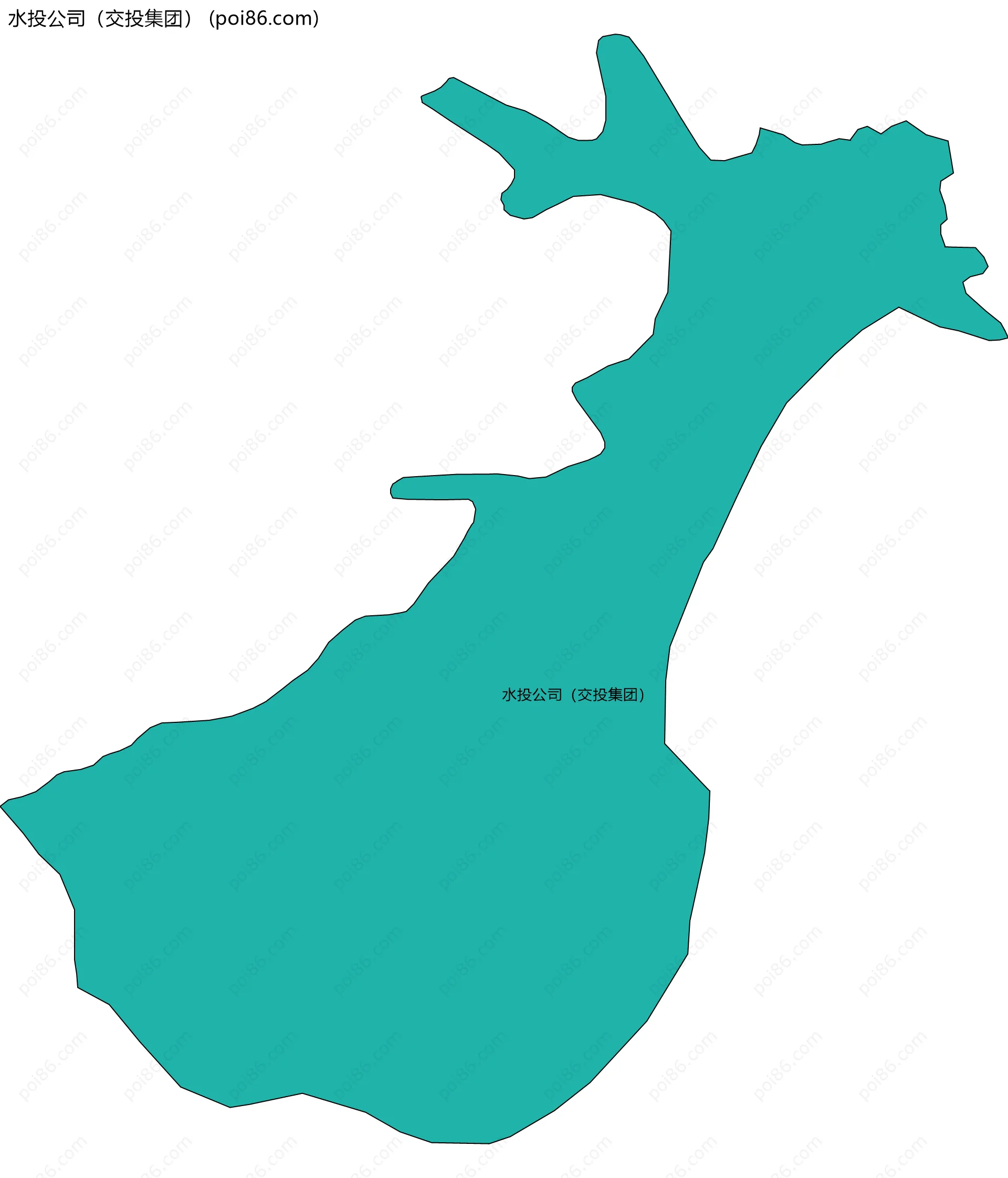 水投公司（交投集团）边界地图