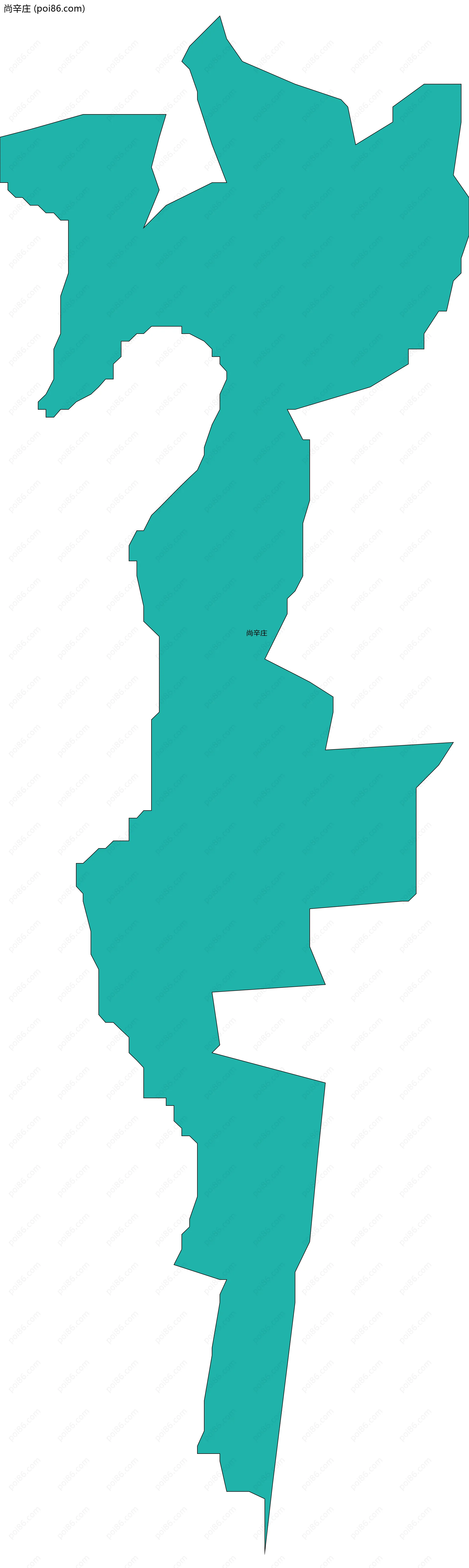 尚辛庄边界地图