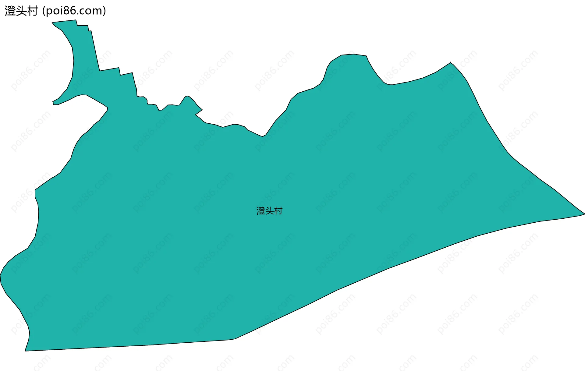 澄头村边界地图