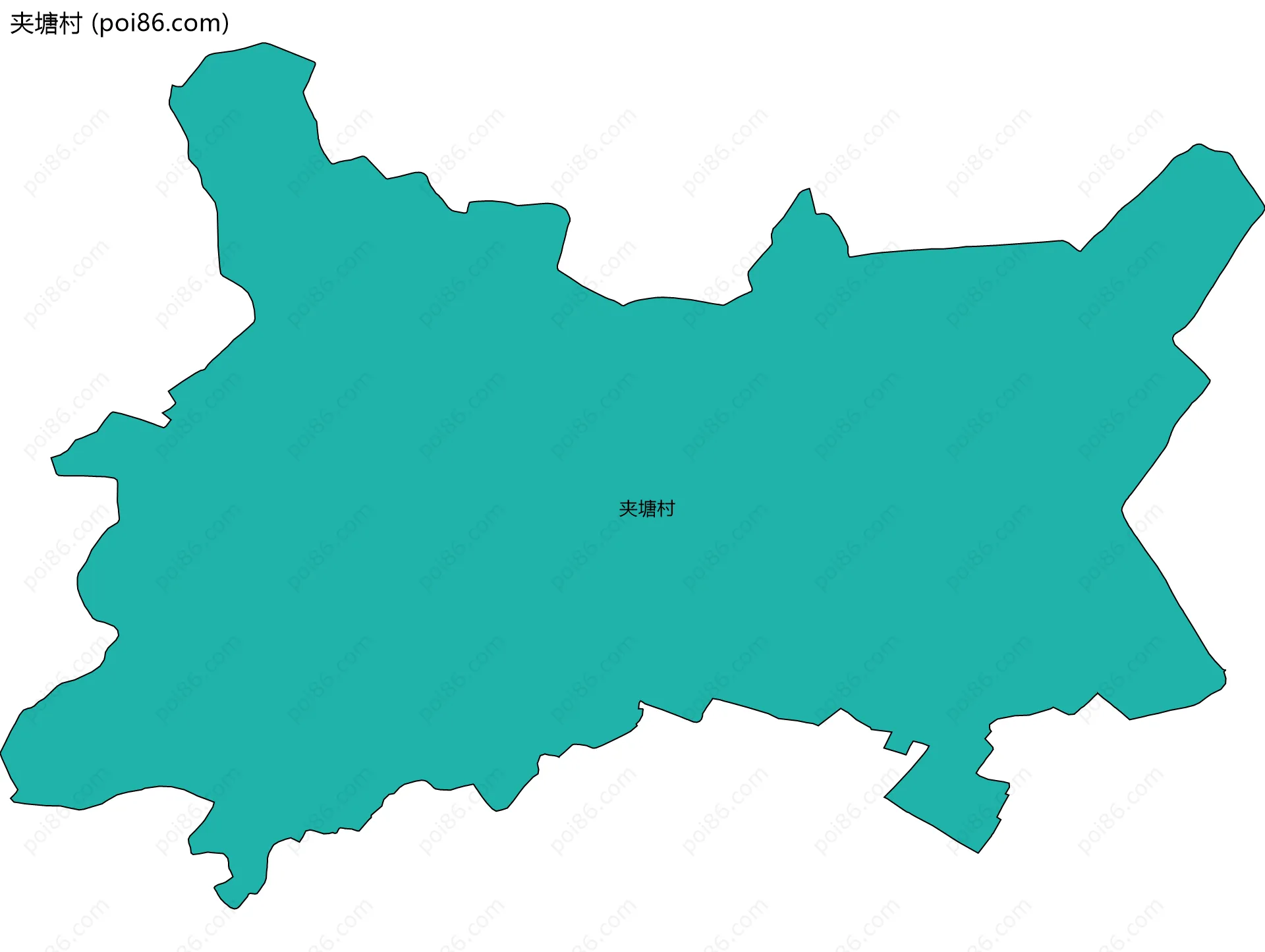 夹塘村边界地图