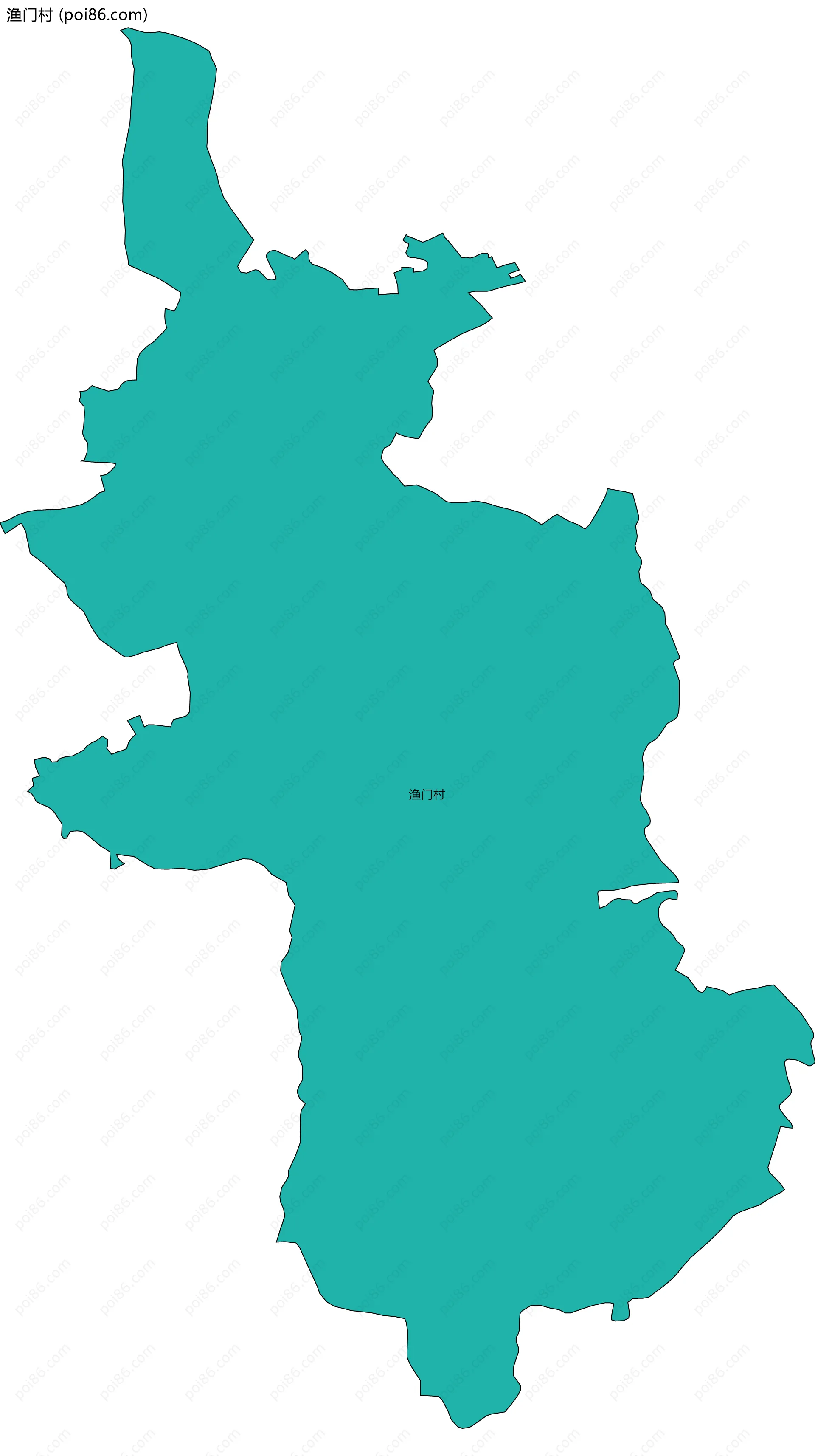 渔门村边界地图