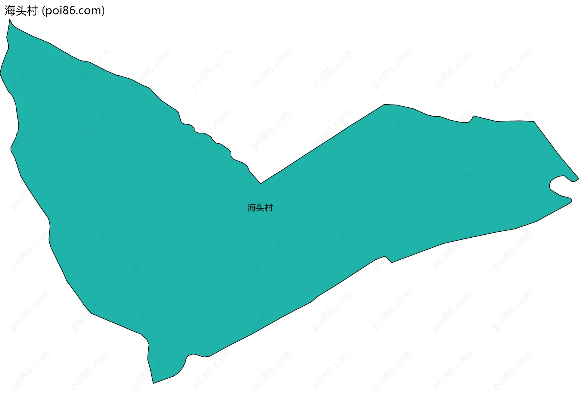 海头村边界地图