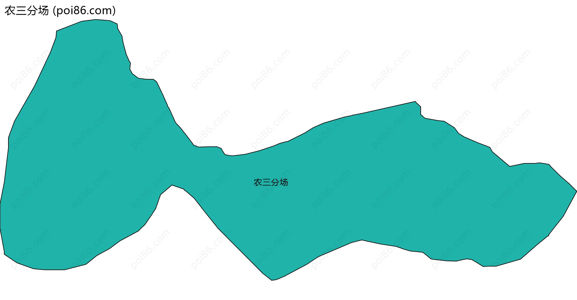 农三分场边界地图