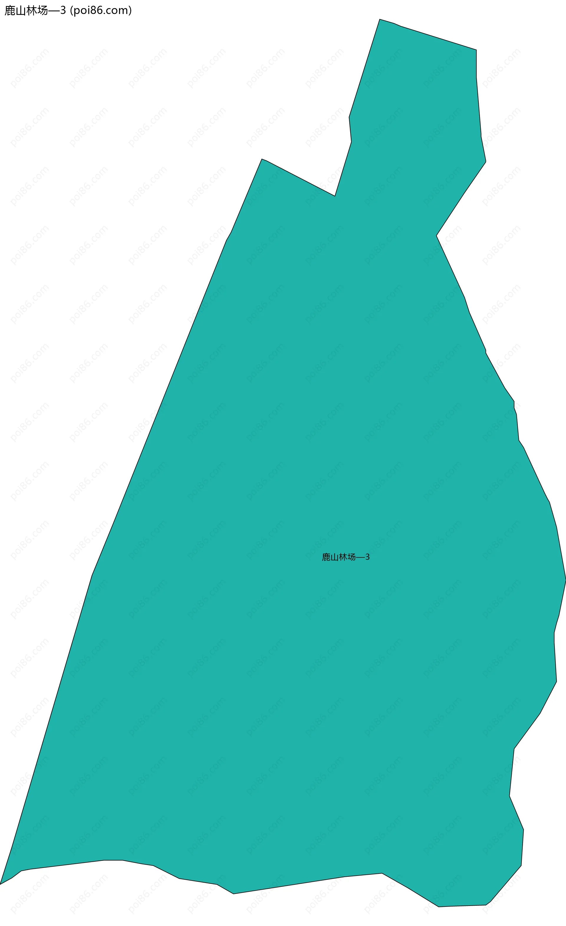 鹿山林场—3边界地图