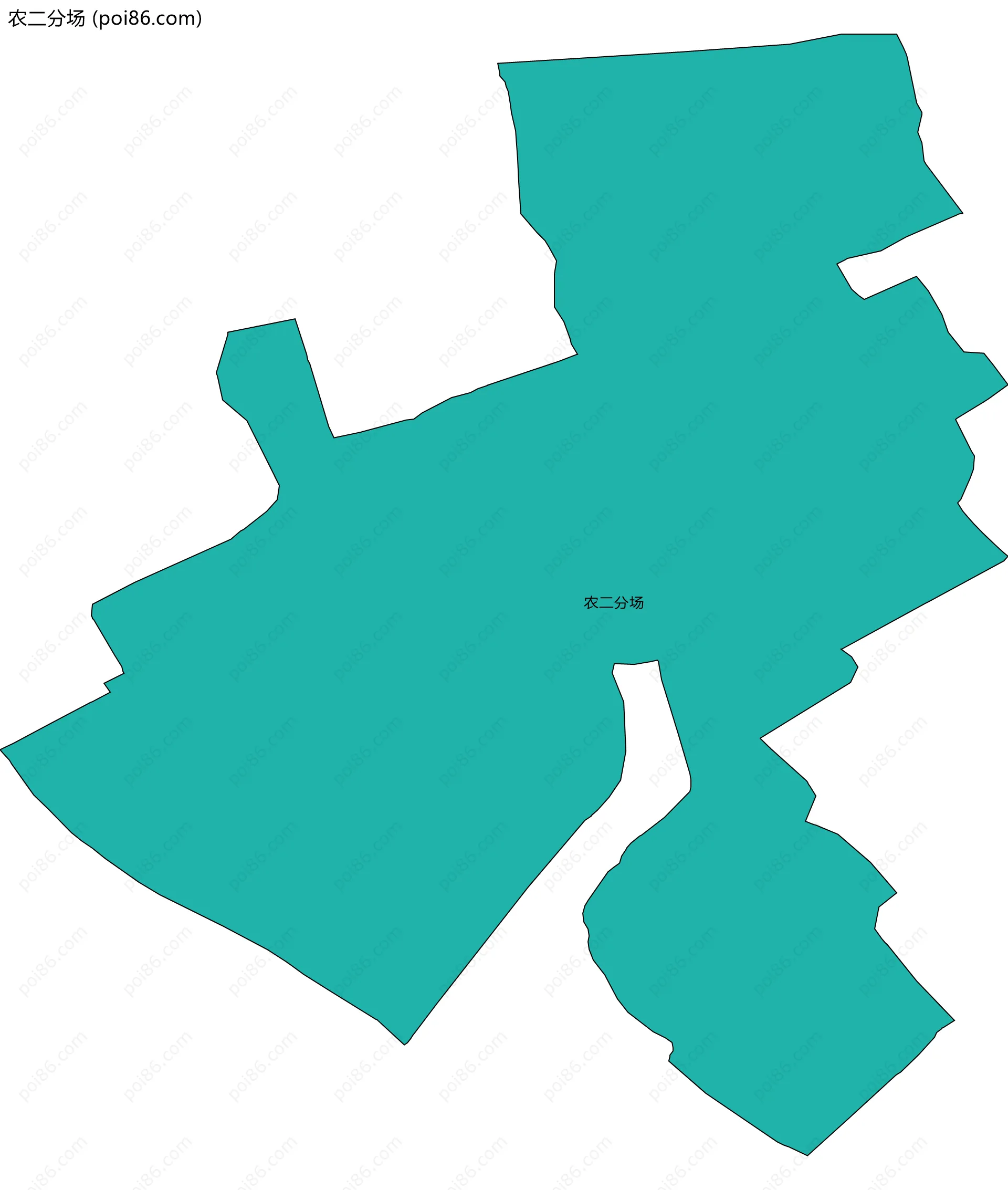 农二分场边界地图