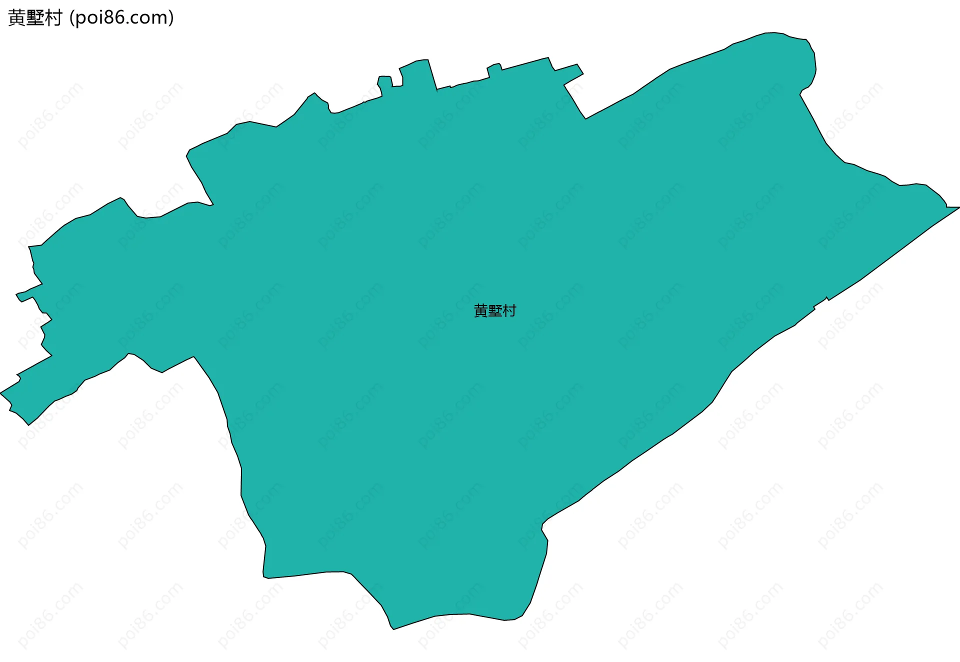 黄墅村边界地图