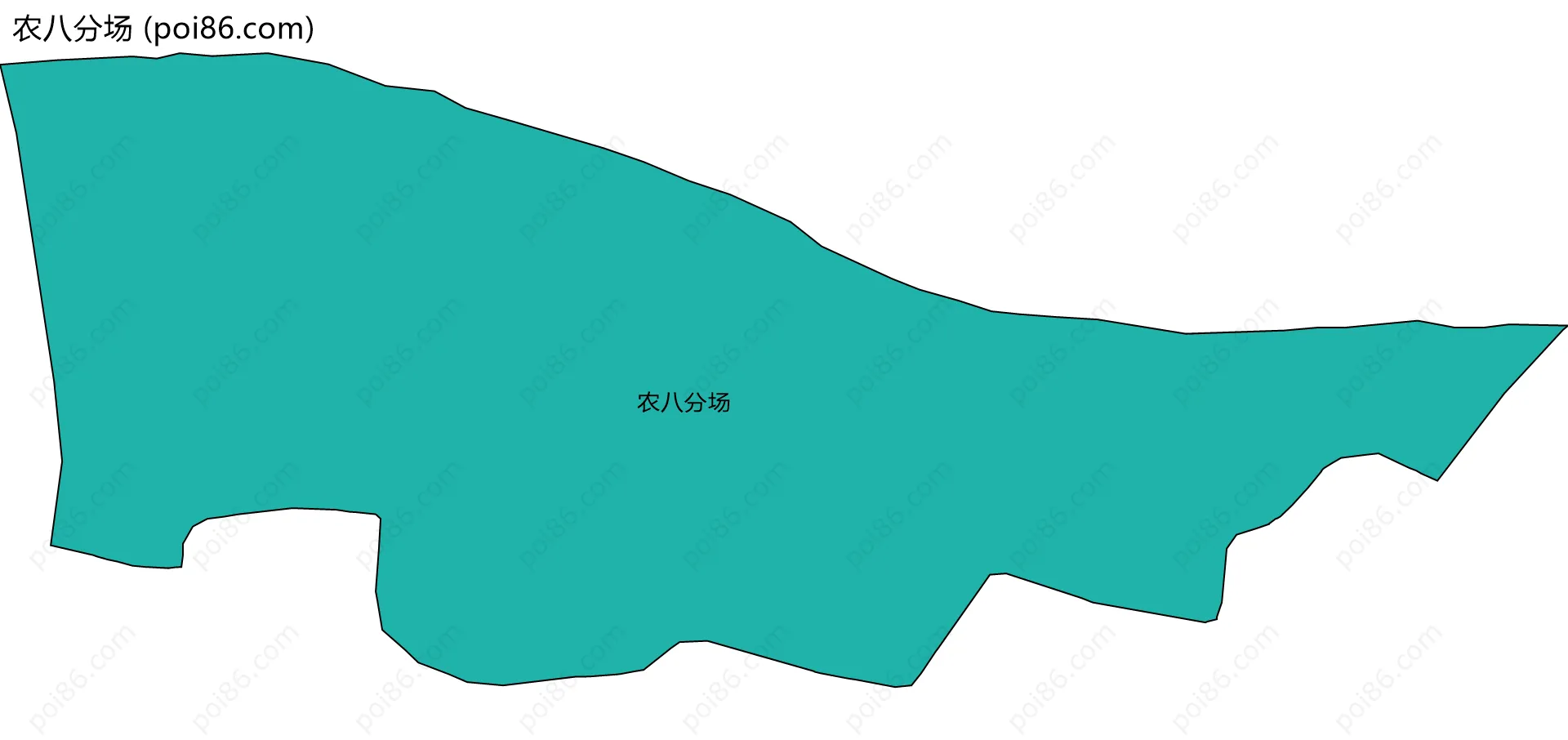 农八分场边界地图