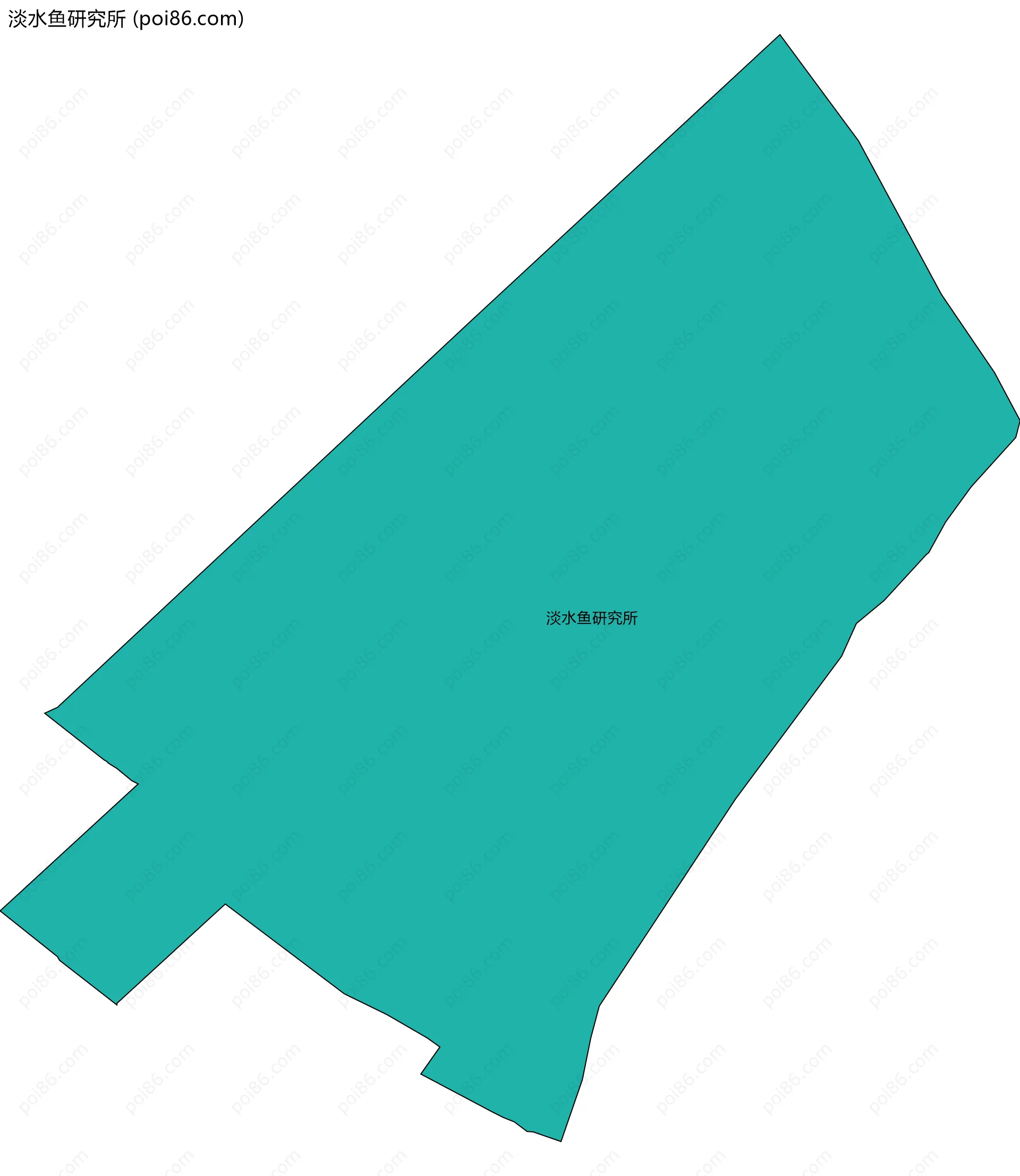 淡水鱼研究所边界地图