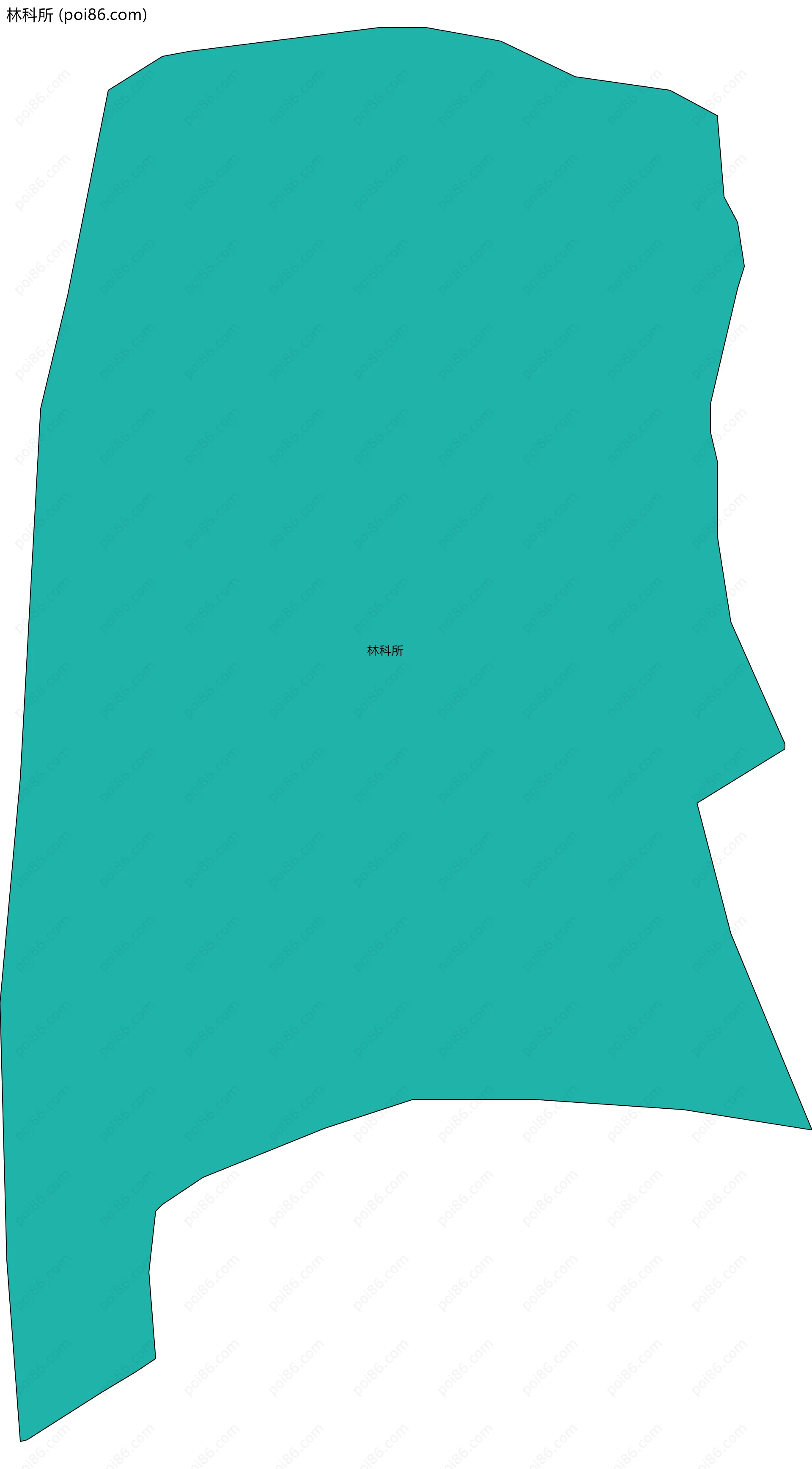 林科所边界地图