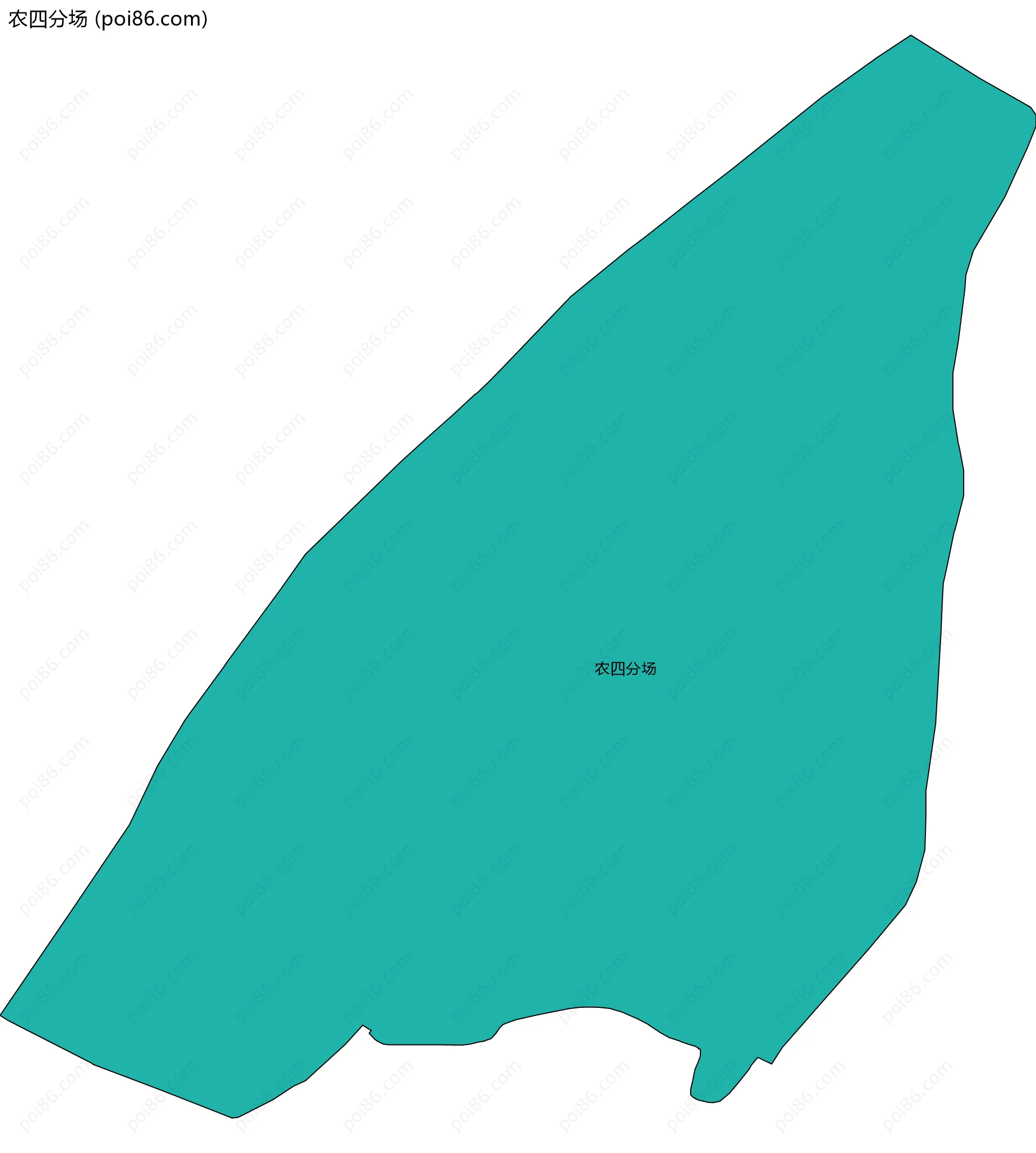农四分场边界地图