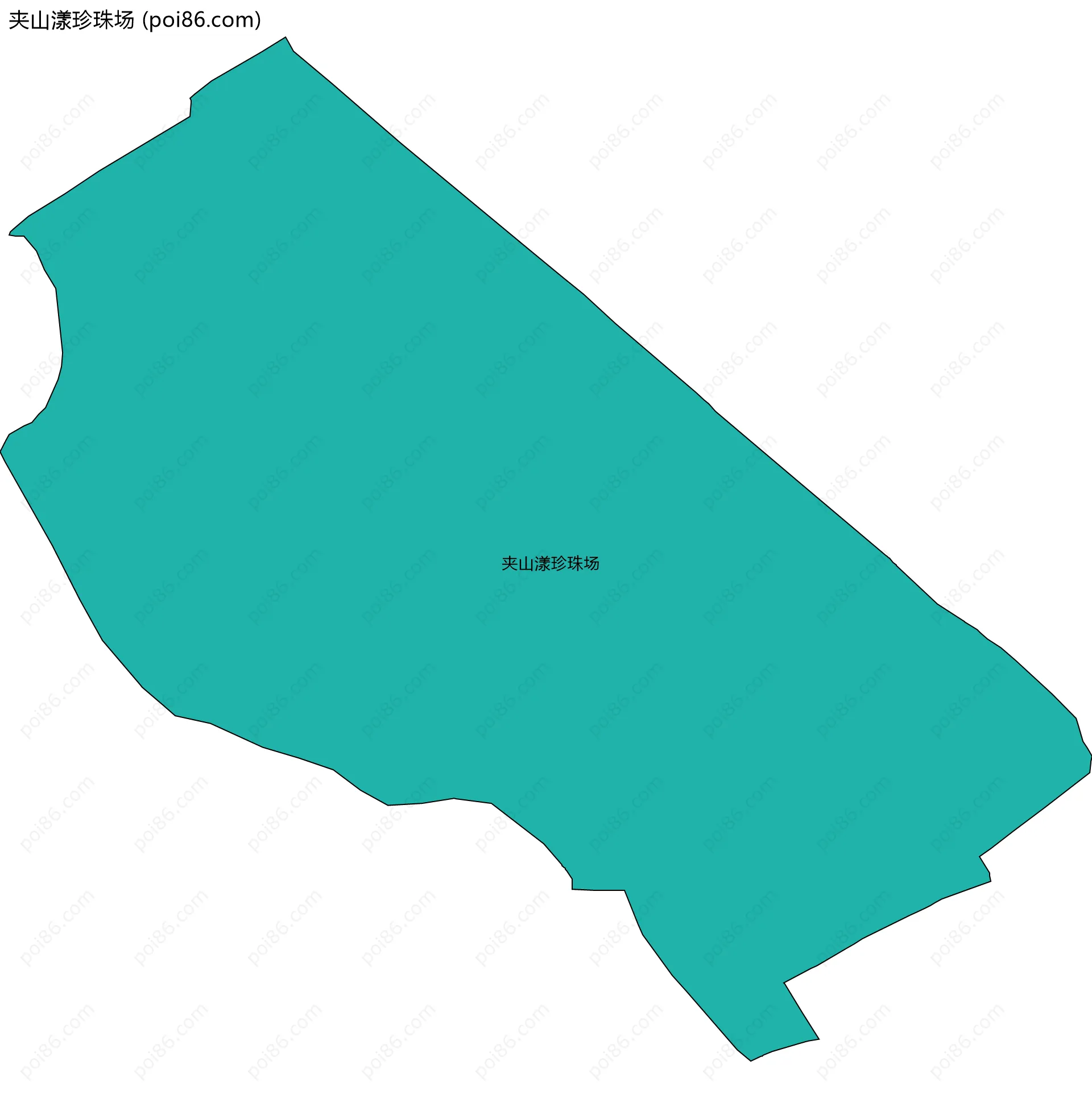 夹山漾珍珠场边界地图