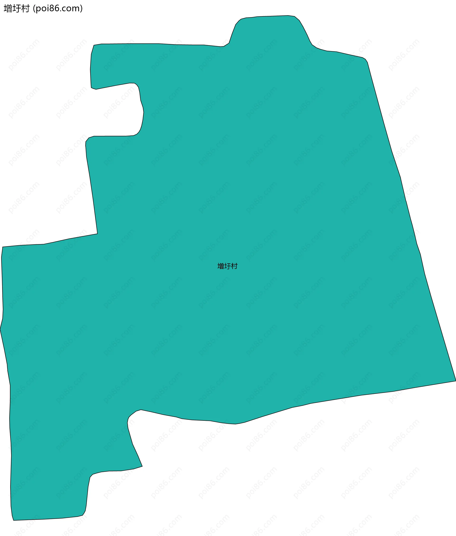 增圩村边界地图