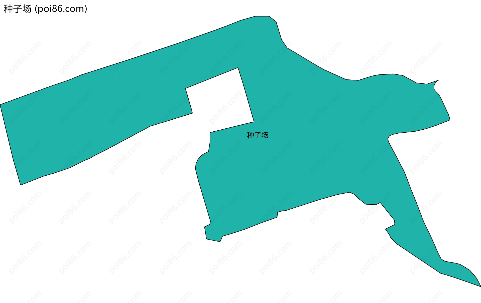 种子场边界地图