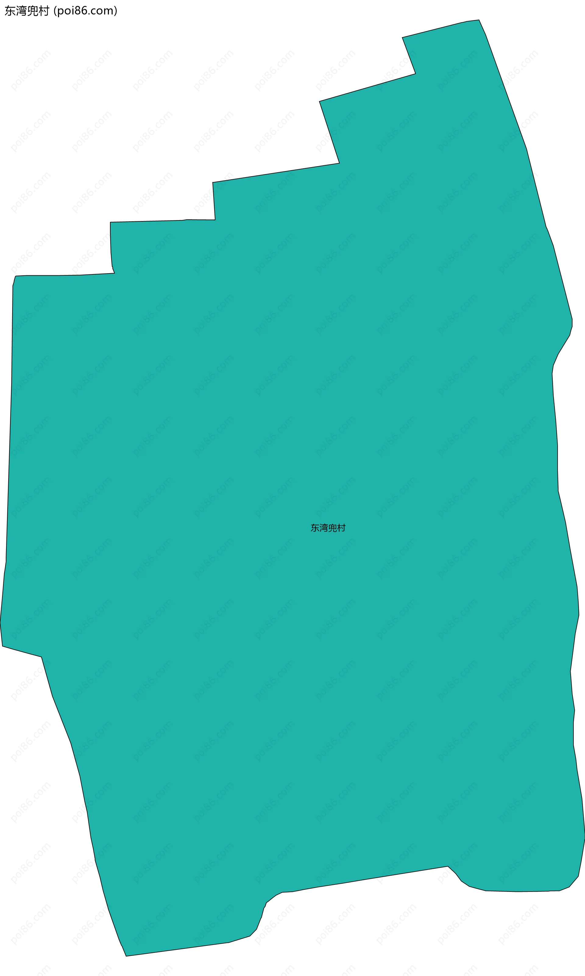 东湾兜村边界地图