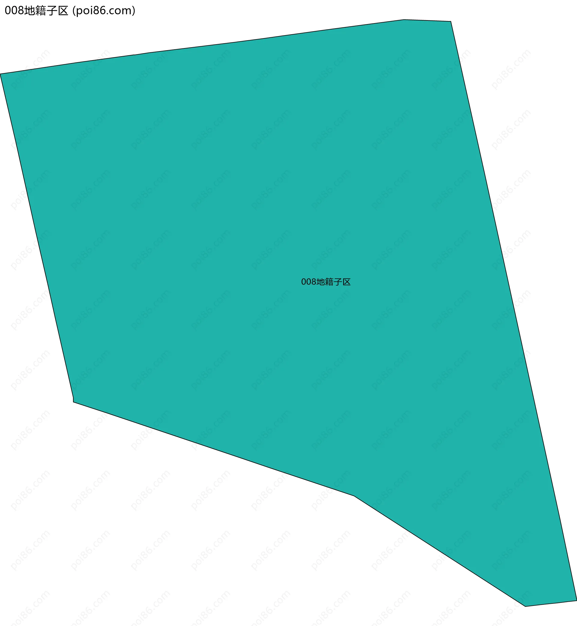 008地籍子区边界地图